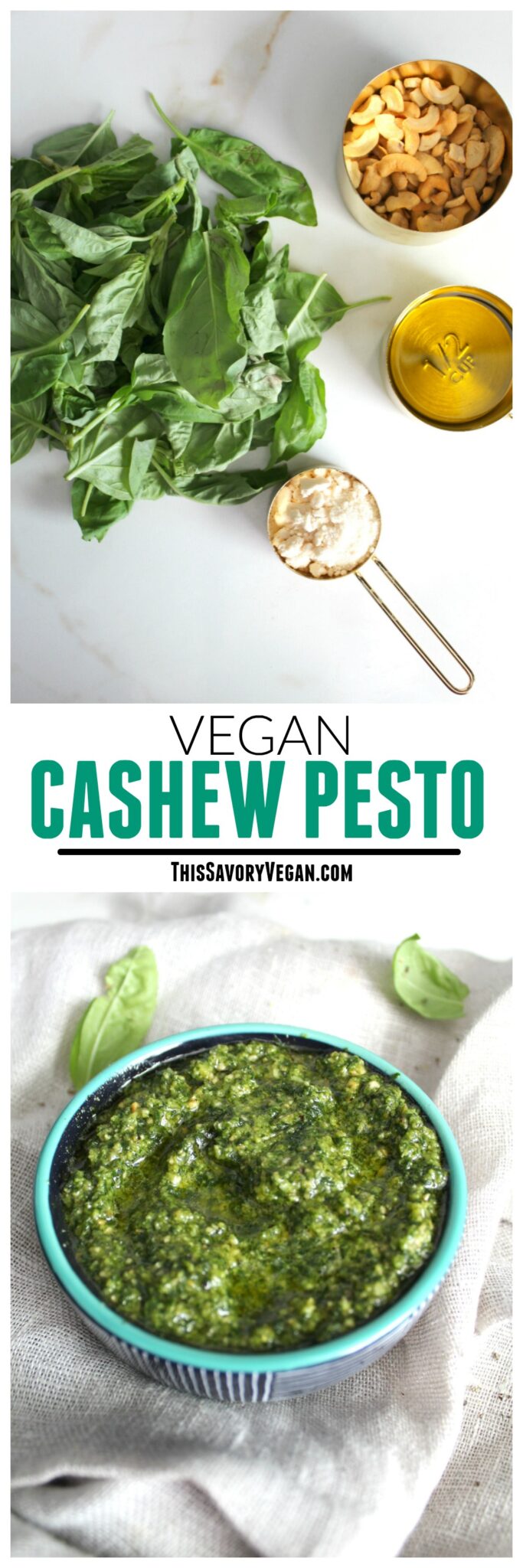 Vegan Cashew Pesto This Savory Vegan