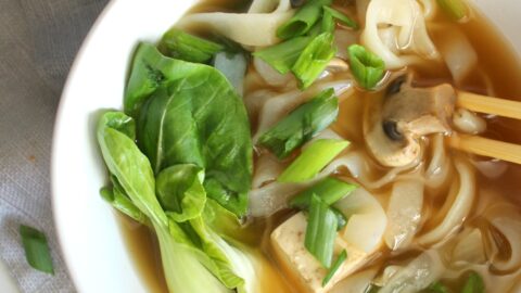 Asian Vegetable Noodle Soup | ThisSavoryVegan.com