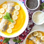 Tropical Turmeric Smoothie Bowl | ThisSavoryVegan.com