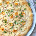 Vegan Potato Habanero White Pizza | ThisSavoryVegan.com