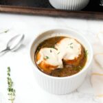 Rich, savory and totally delicious, this Vegan French Onion Soup is going to be your go-to comforting soup recipe | ThisSavoryVegan.com #thissavoryvegan #vegansoup #fallrecipe