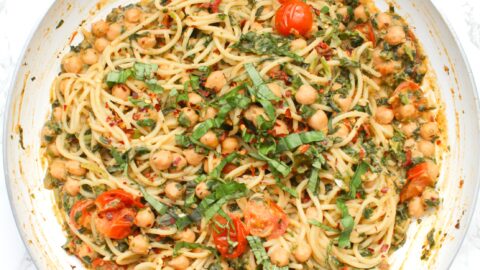 Creamy Vegan Sun Dried Tomato Chickpea Hummus Spaghetti This Savory Vegan