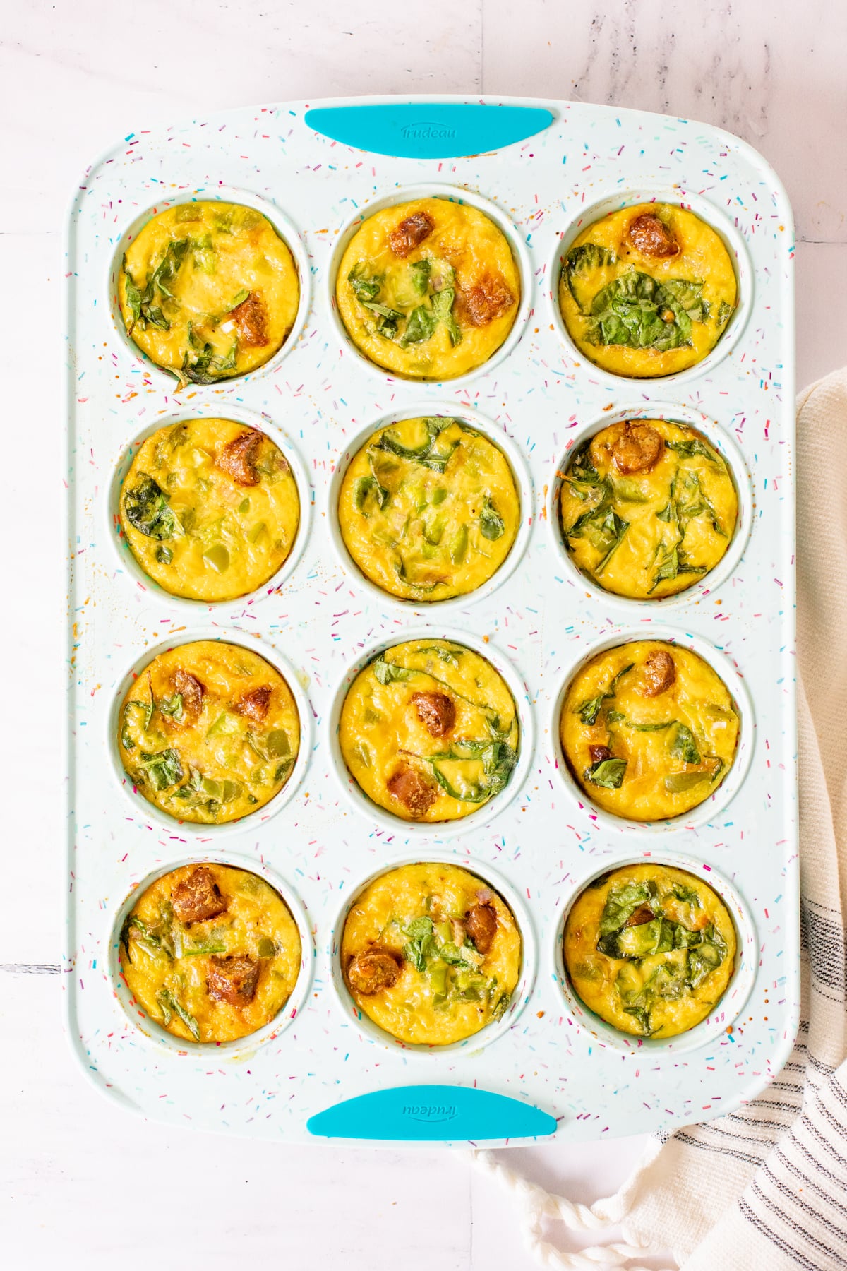 These Vegan Sausage & Egg Muffins are the ultimate brunch finger food or make ahead breakfast for meal prepping for the week | ThisSavoryVegan.com #thissavoryvegan #veganbrunchrecipes #veganmealprepbreakfast