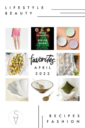 Take a look into my April 2022 Favorites - including my favorite home, kitchen, vegan beauty, and fashion items. Basically a bit of everything | ThisSavoryVegan.com #veganfavorites #vegan #favoritesroundup