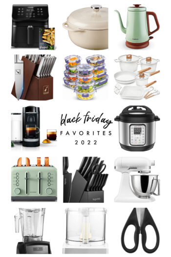 Black Friday Favorites 2022 - I picked out some of the best kitchen deals happening this Black Friday! Perfect gifts for the foodie in your life | ThisSavoryVegan.com