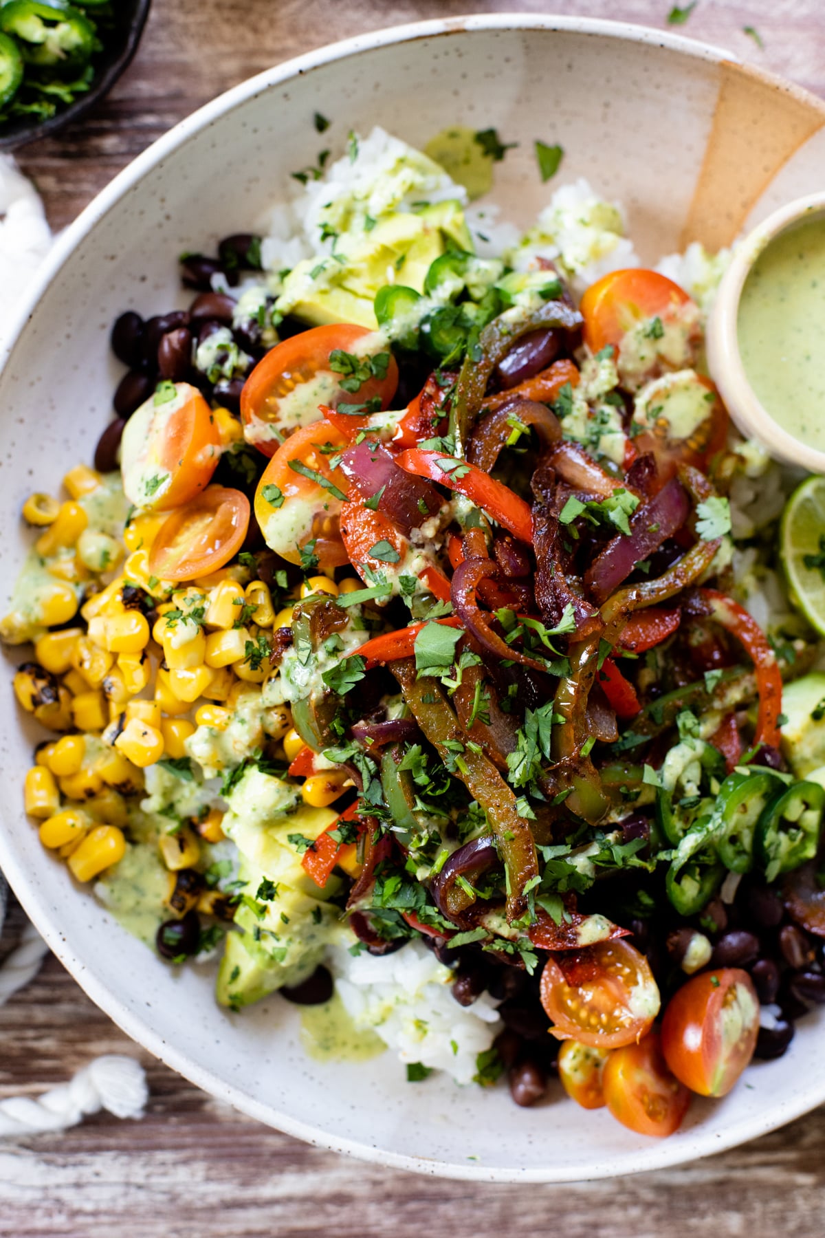 Fajita Veggie Burrito Bowls This Savory Vegan