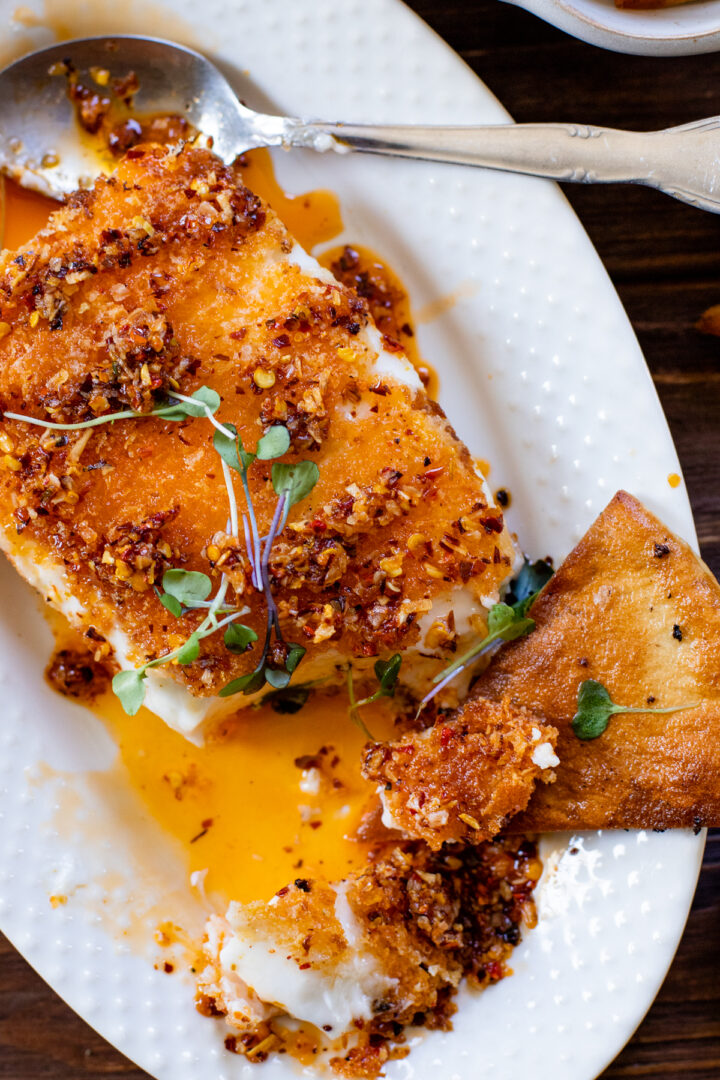 PanFried Vegan Feta This Savory Vegan