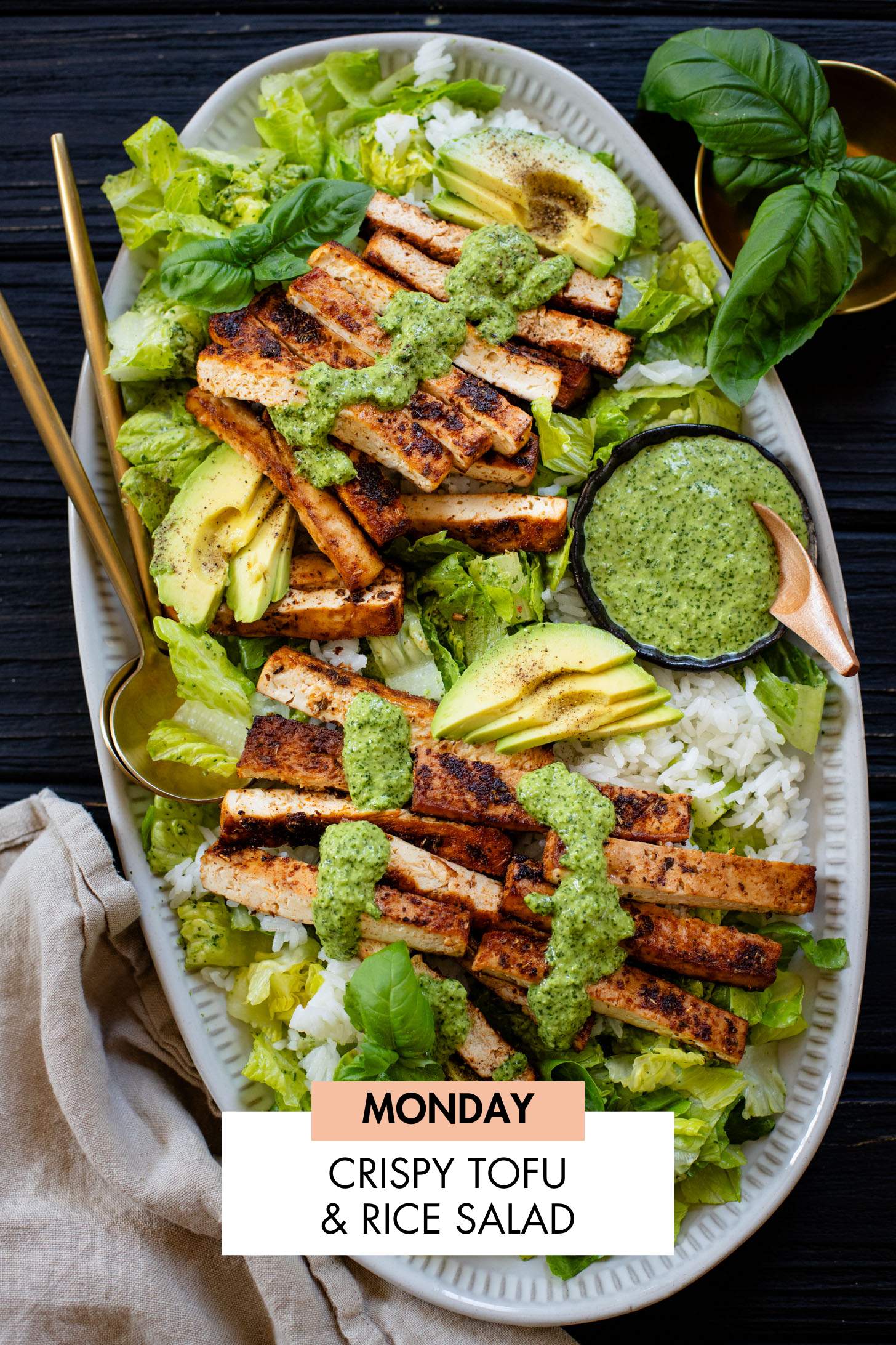 Not sure what to make for dinner this week? I have you covered with 5 simple & delicious vegan dinner ideas! | Vegan Dinner Plan #223 | ThisSavoryVegan.com #dinnerplan #veganmealprep #vegandinnerplan