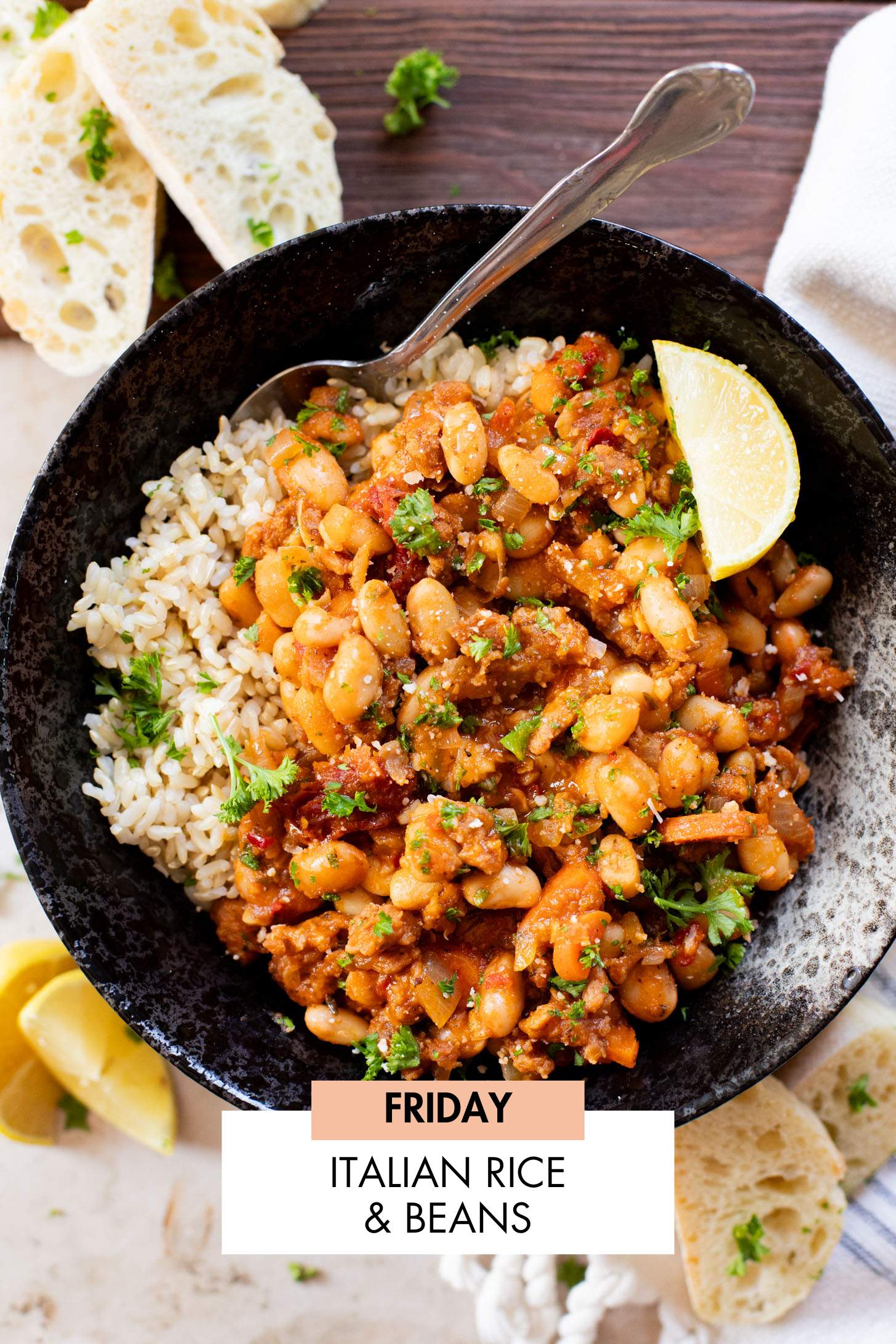 Not sure what to make for dinner this week? I have you covered with 5 simple & delicious vegan dinner ideas! | Vegan Dinner Plan #233 | ThisSavoryVegan.com #dinnerplan #veganmealprep #vegandinnerplan