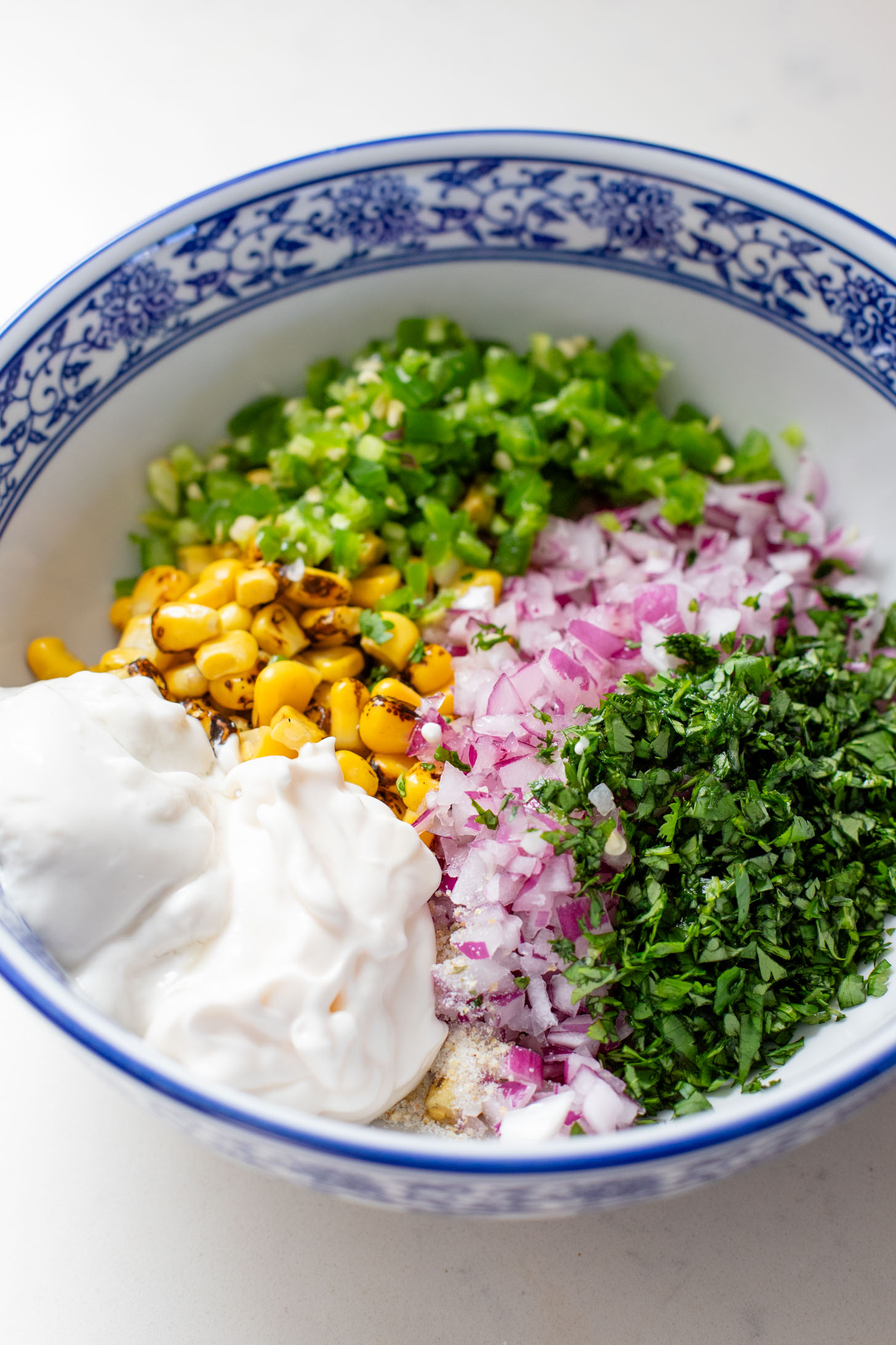 These Corn Salad & Bean Tacos are simple, vegan & delicious. Ready in 30 minutes and served with a Mexican corn salad, beans & pickled onions | ThisSavoryVegan.com #thissavoryvegan #vegantacos #beantacos