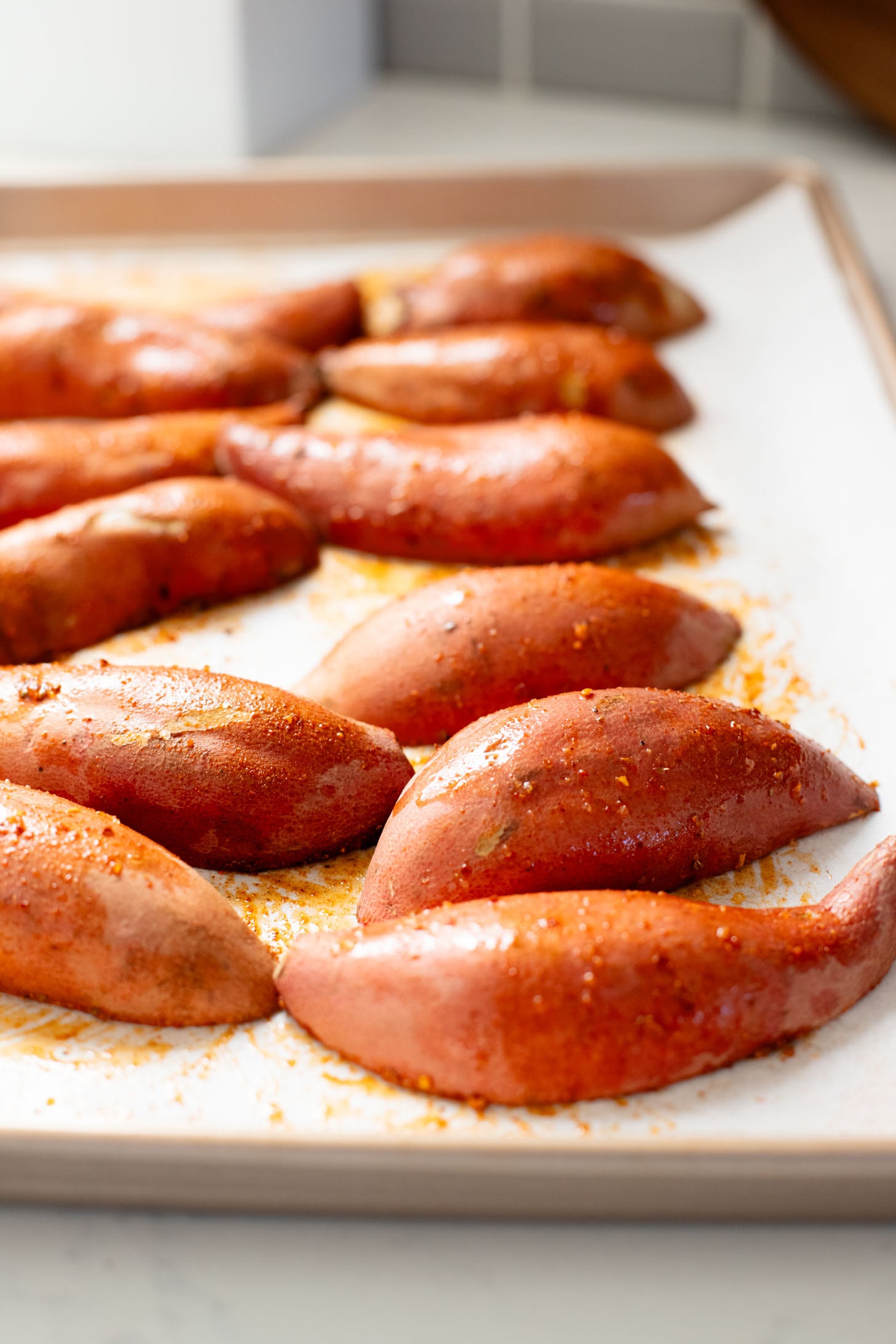 These Roasted Sweet Potato Bowls are layered with couscous, tender roasted sweet potatoes and an avocado cilantro sauce | ThisSavoryVegan.com #thissavoryvegan #grainbowl #veggiebowl