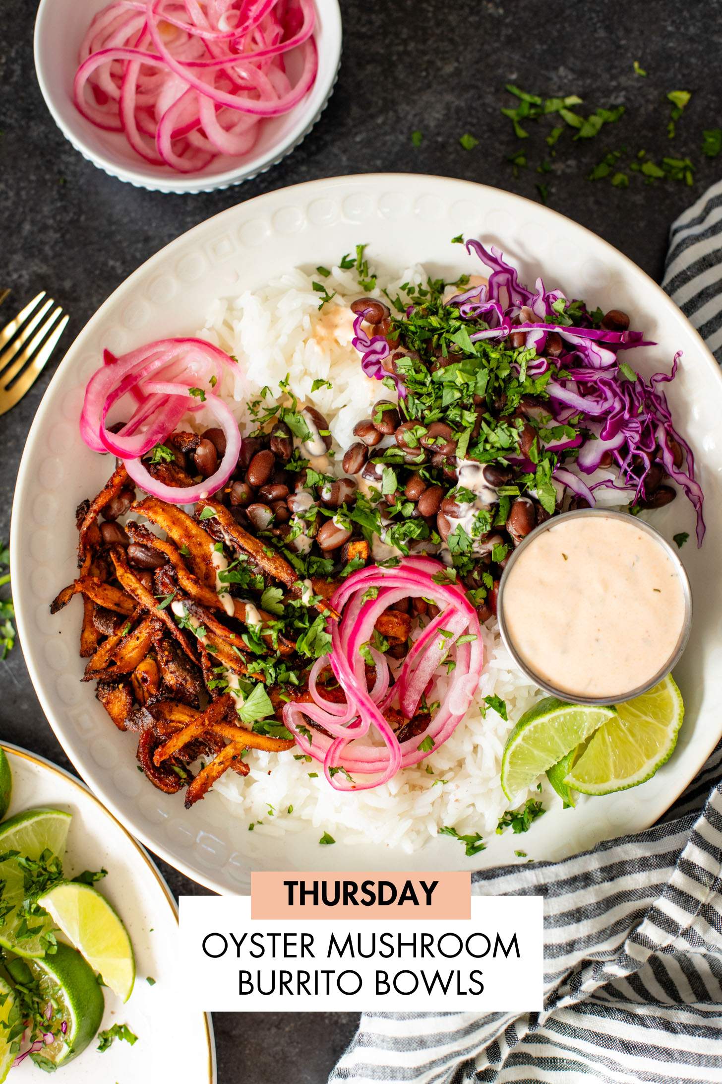Not sure what to make for dinner this week? I have you covered with 5 simple & delicious vegan dinner ideas! | Vegan Dinner Plan #241 | ThisSavoryVegan.com #dinnerplan #veganmealprep #vegandinnerplan
