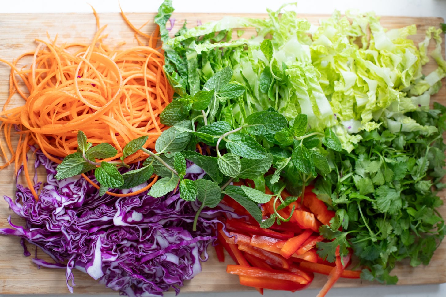 This Teriyaki Tofu & Rice Noodle Salad is the perfect healthy lunch or dinner recipe. Loaded with veggies, noodles and crispy tofu | ThisSavoryVegan.com #thissavoryvegan #noodlesalad #coldnoodlesalad
