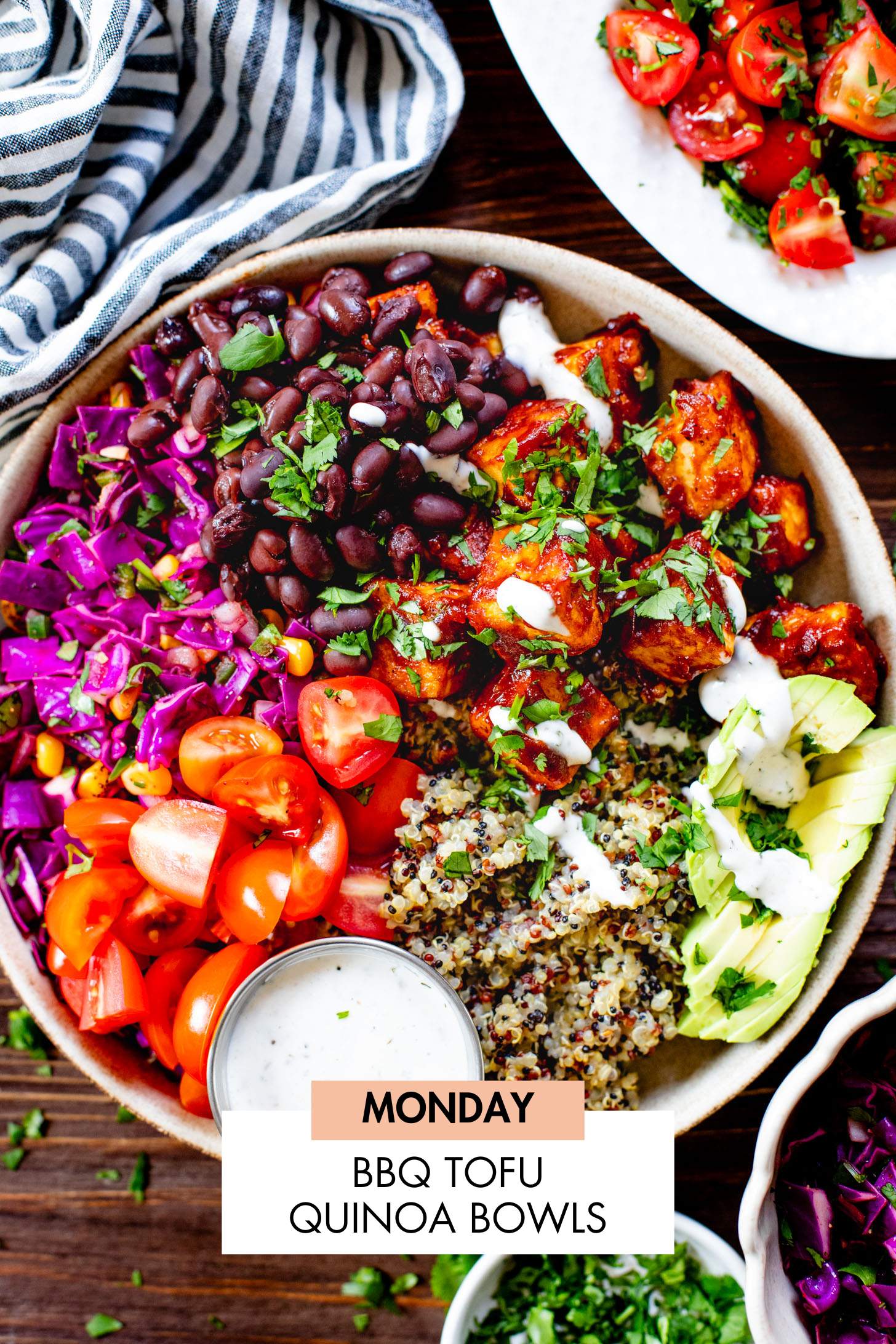 Not sure what to make for dinner this week? I have you covered with 5 simple & delicious vegan dinner ideas! | Vegan Dinner Plan #248 | ThisSavoryVegan.com #dinnerplan #veganmealprep #vegandinnerplan