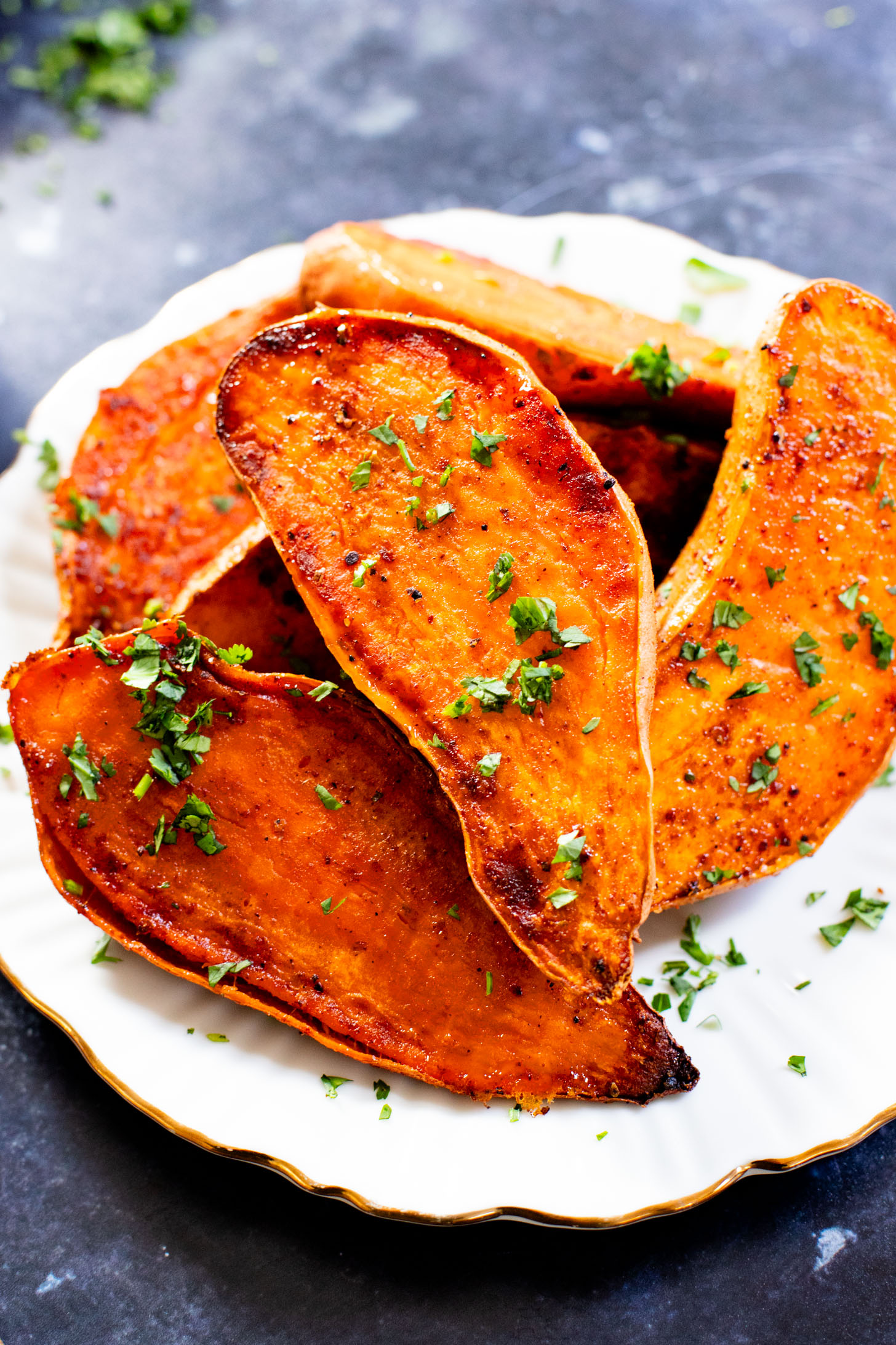 These Taco Stuffed Sweet Potatoes are a healthy and delicious vegan dinner idea. Filled with beans, cilantro lime rice, soyrizo & veggies | ThisSavoryVegan.com #thissavoryvegan #healthydinner #sweetpotatorecipes