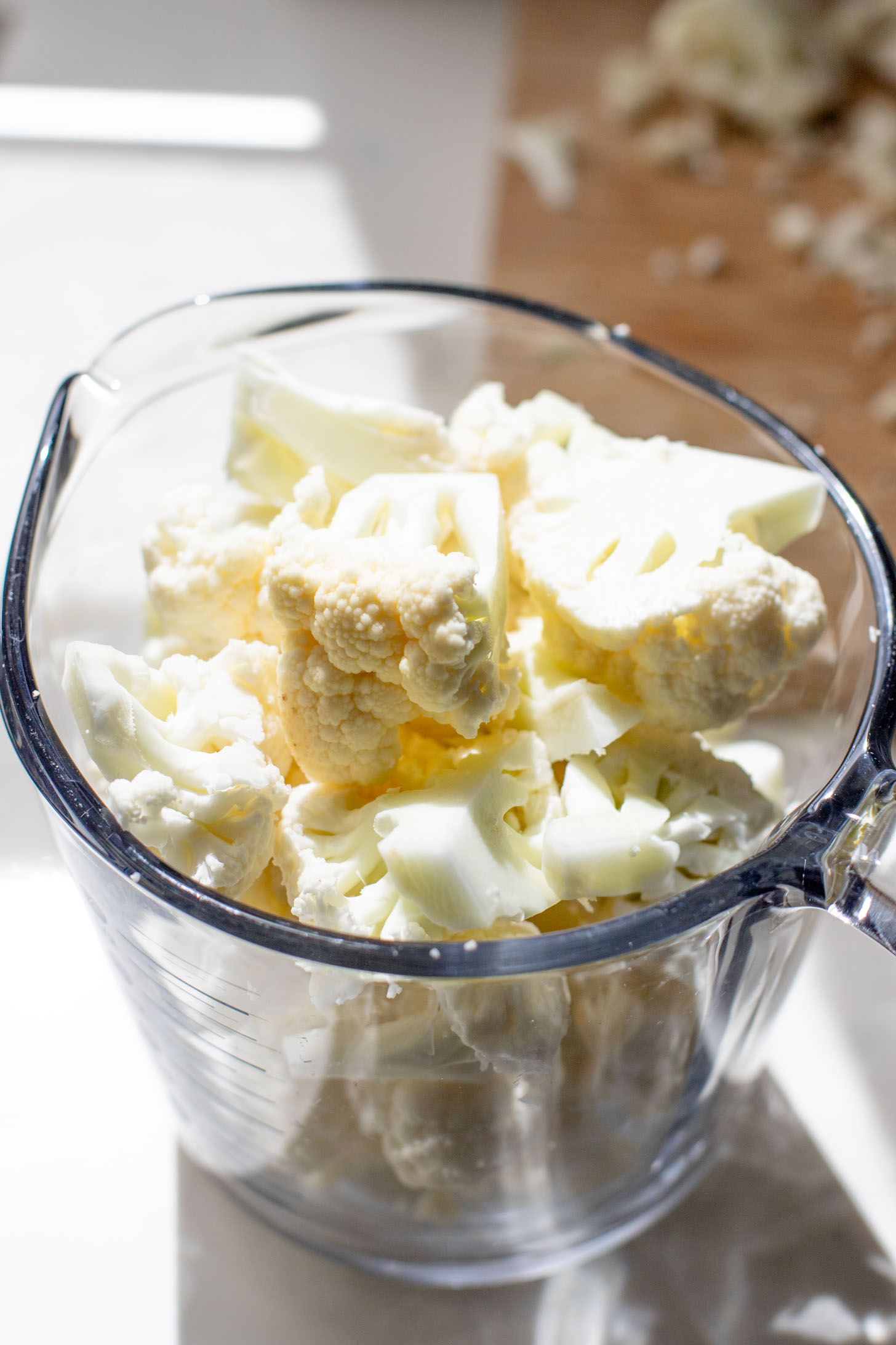 This Creamy Curried Cauliflower Soup is veggie-packed and dairy-free. A delicious, creamy vegan soup that is ready in less than an hour | ThisSavoryVegan.com