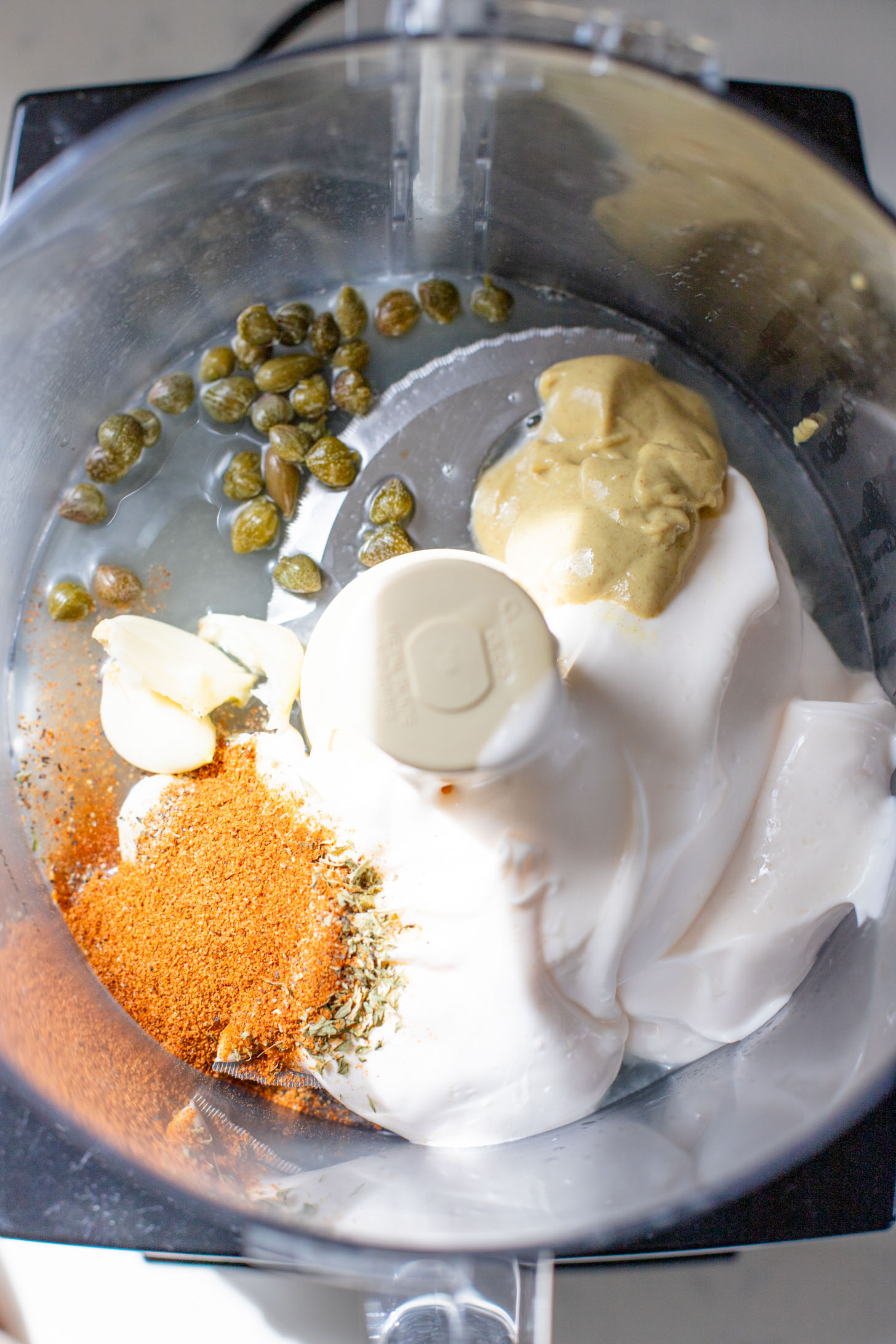 Zesty & delicious, this Cajun Caesar Pasta Salad is made with dairy-free caesar dressing, crispy chickpeas, romaine, avocado & fusilli pasta | ThisSavoryVegan.com