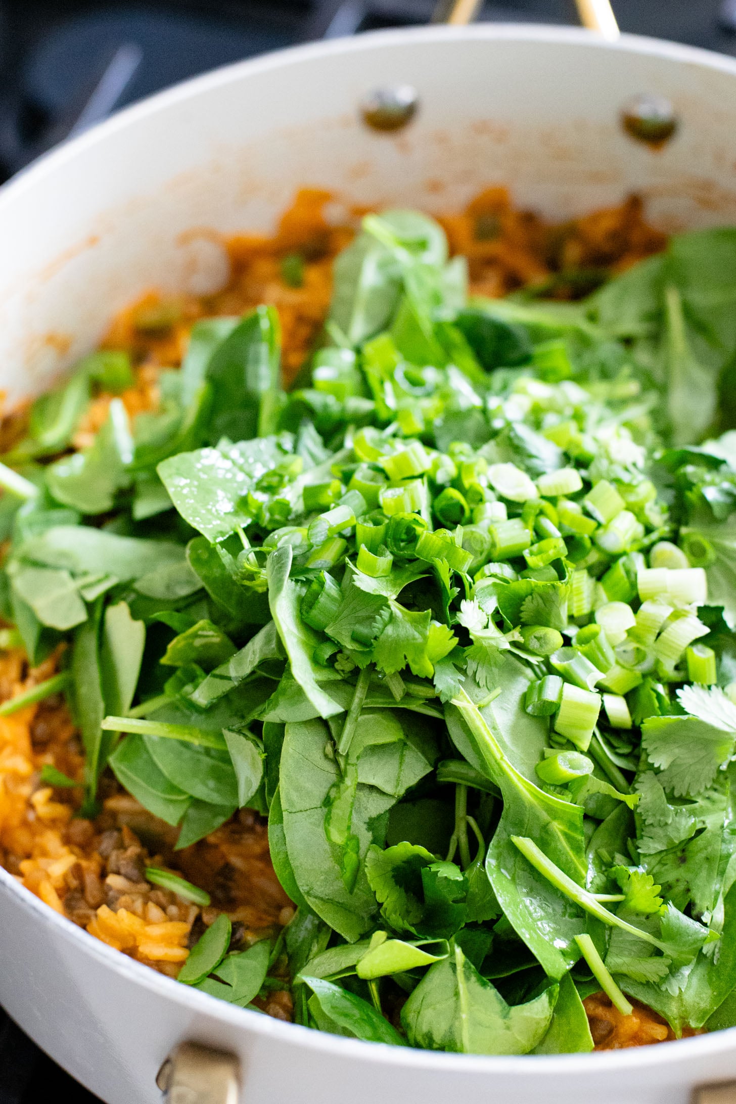This One-Pot Curried Lentils & Rice is the perfect vegan weeknight dinner. Filled with Thai-inspired flavors and ready in 30 minutes | ThisSavoryVegan.com