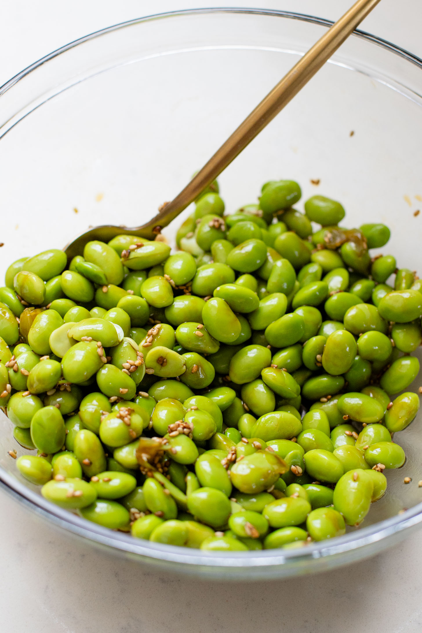 This Sheet Pan Red Curry Vegan Beef is the perfect weeknight dinner! Served with coconut rice, crispy edamame and spicy peanut sauce | ThisSavoryVegan.com
