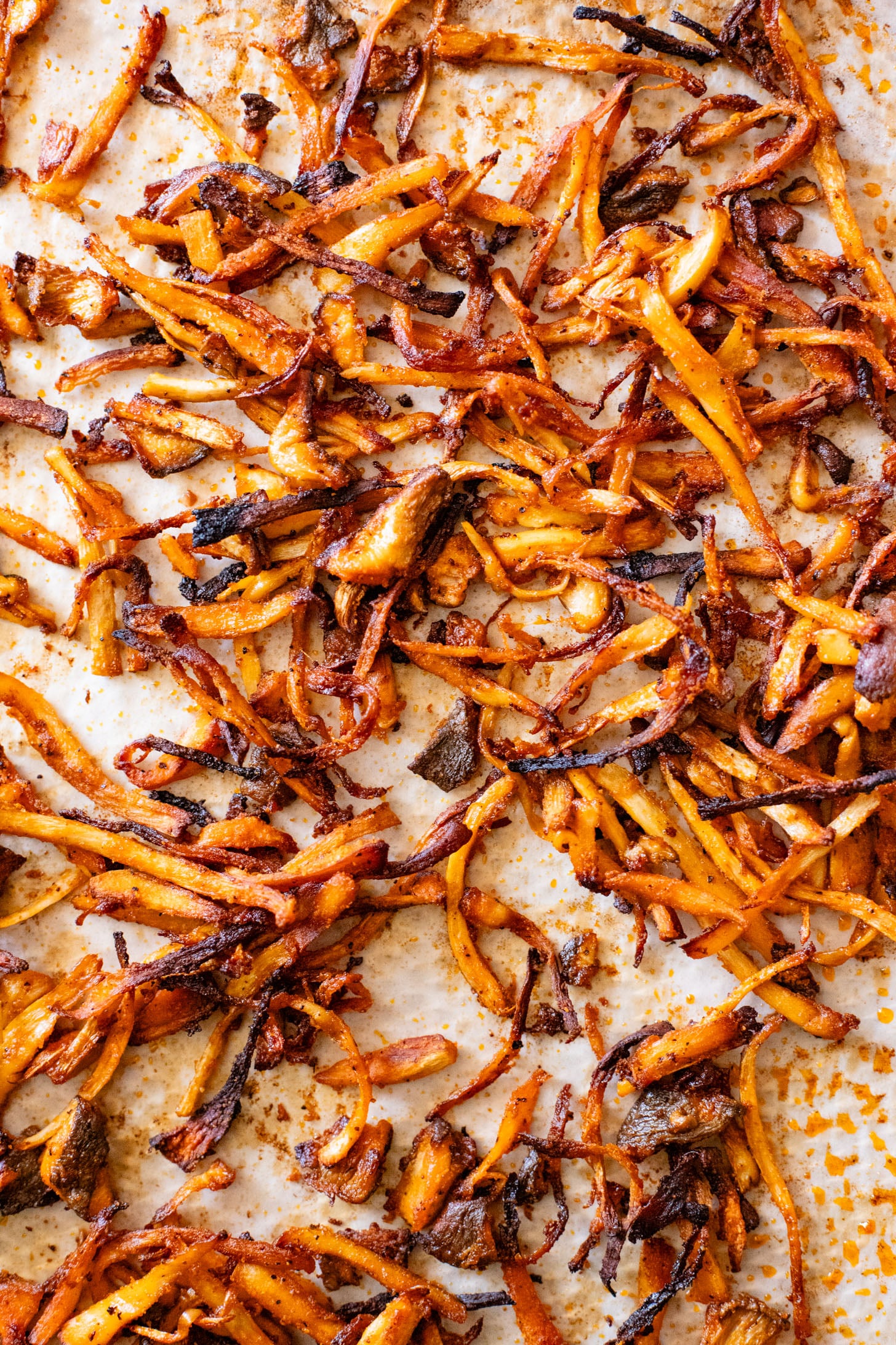 These Buffalo Oyster Mushroom Bowls are an easy vegan weeknight dinner! Layered with brown rice, black beans, crispy mushrooms & vegan ranch | ThisSavoryVegan.com