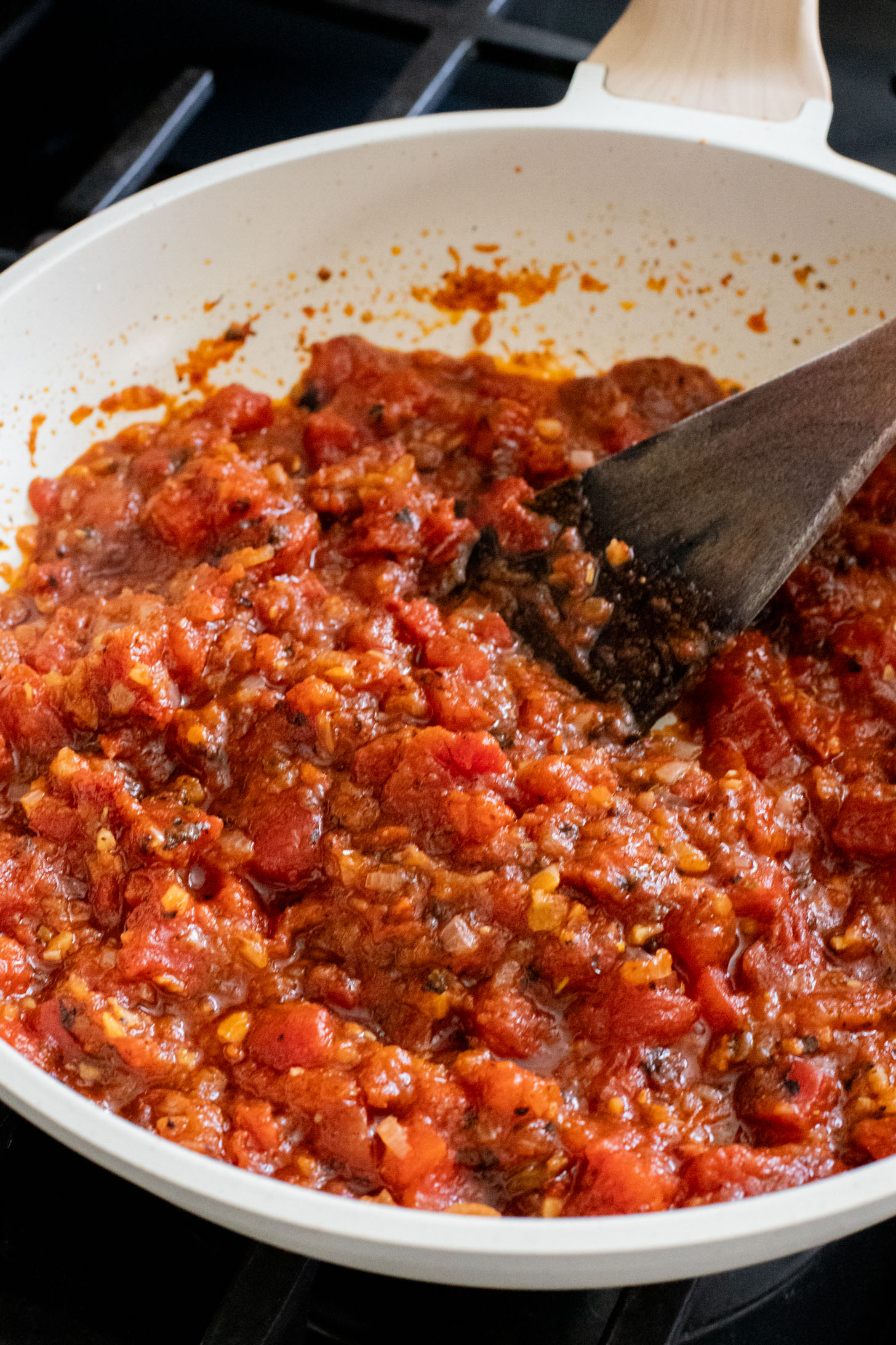 This Simple Tomato Basil Gnocchi is a rustic, 30-minute vegan dinner recipe that everyone will enjoy. Simple, delicious & easy | ThisSavoryVegan.com