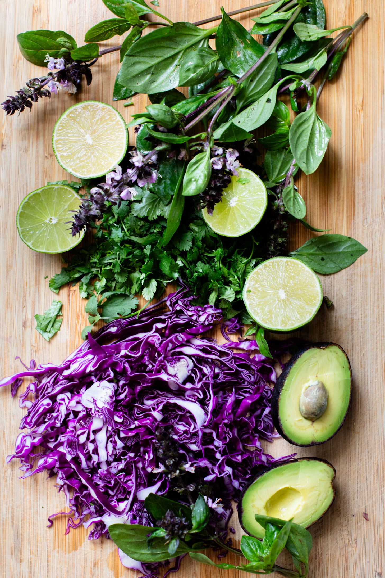 These Vegan Thai Beef Tacos are an explosion of flavor - filled with soy "beef" crumbles in a Thai-inspired sauce, spicy mayo, avocado & cabbage | ThisSavoryVegan.com