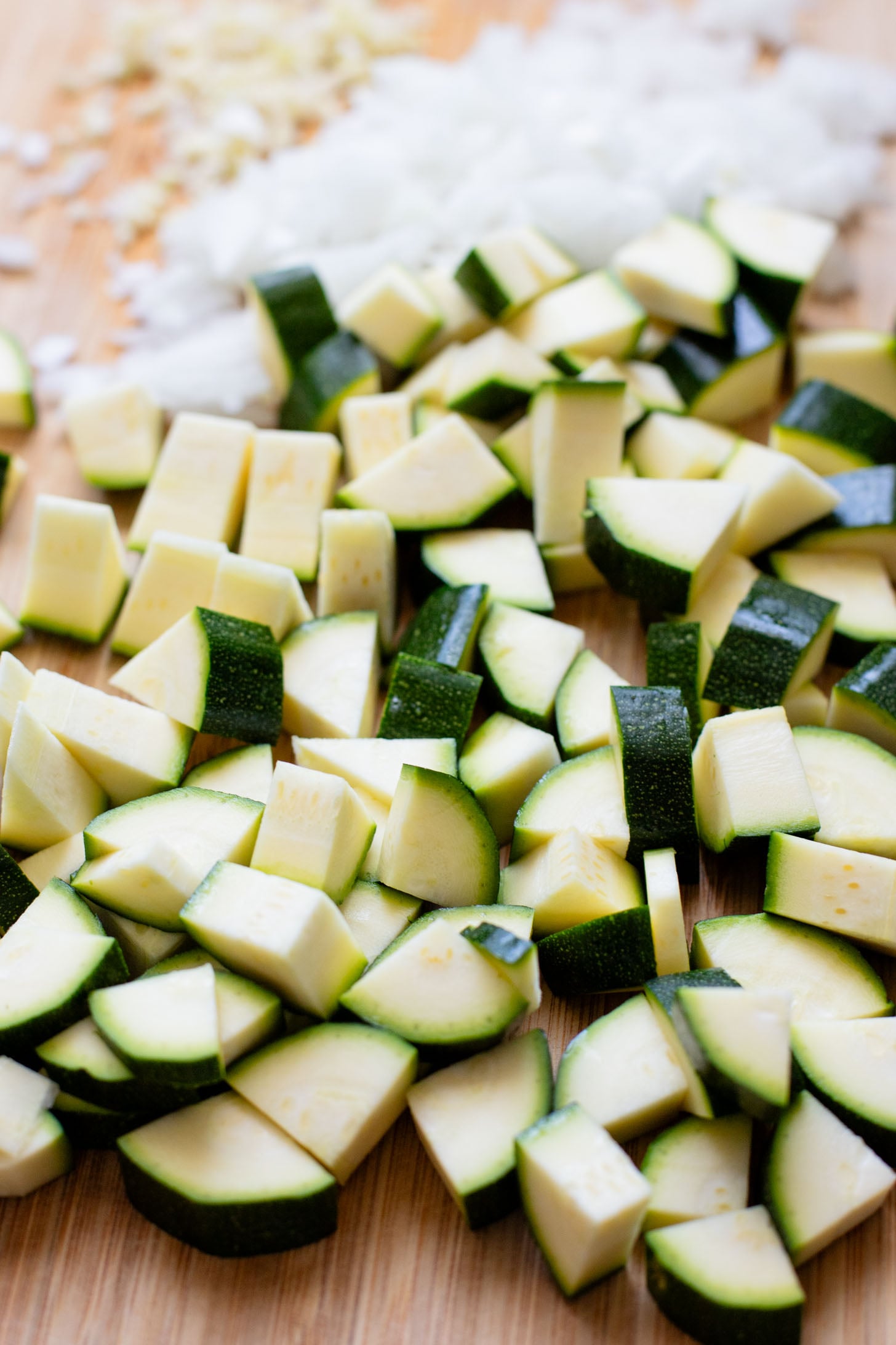 This Zucchini & Tofu Stir Fry is the perfect summer one-pot vegan dinner! Made with simple ingredients in a pre-made Soyaki sauce | ThisSavoryVegan.com