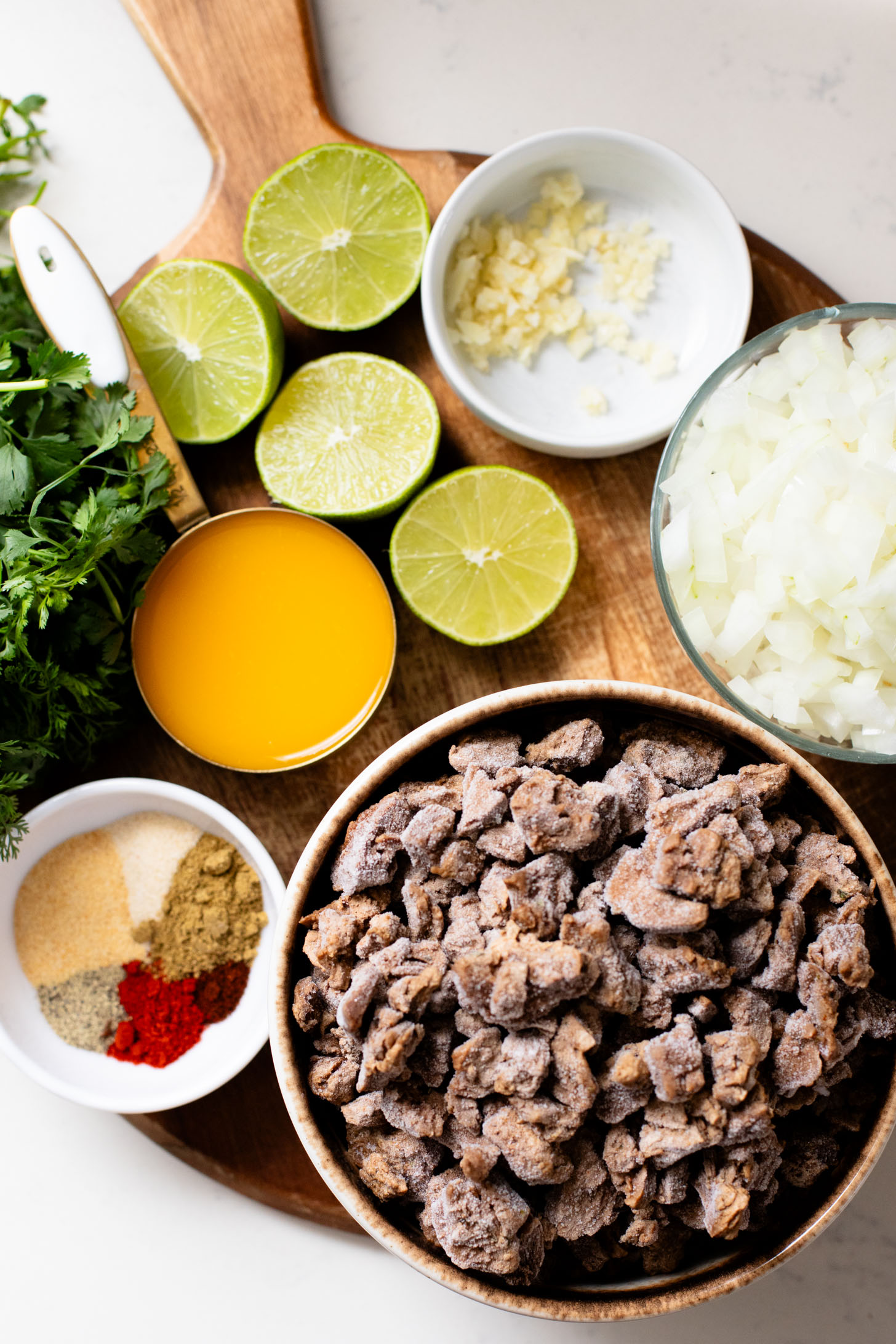 A no-fuss, easy vegan dinner - these Slow Cooker Vegan Steak Tacos are going to be on your weeknight rotation | ThisSavoryVegan.com