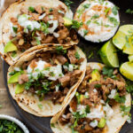 A no-fuss, easy vegan dinner - these Slow Cooker Vegan Steak Tacos are going to be on your weeknight rotation | ThisSavoryVegan.com