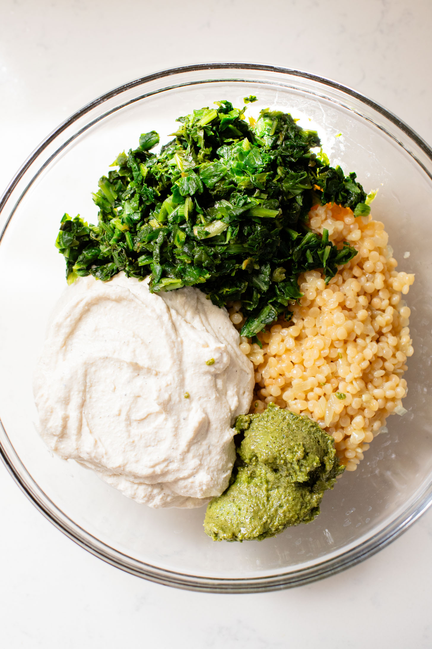 These Ricotta Couscous Stuffed Peppers are dairy-free, creamy deliciousness! A protein-packed vegan dinner idea | ThisSavoryVegan.com