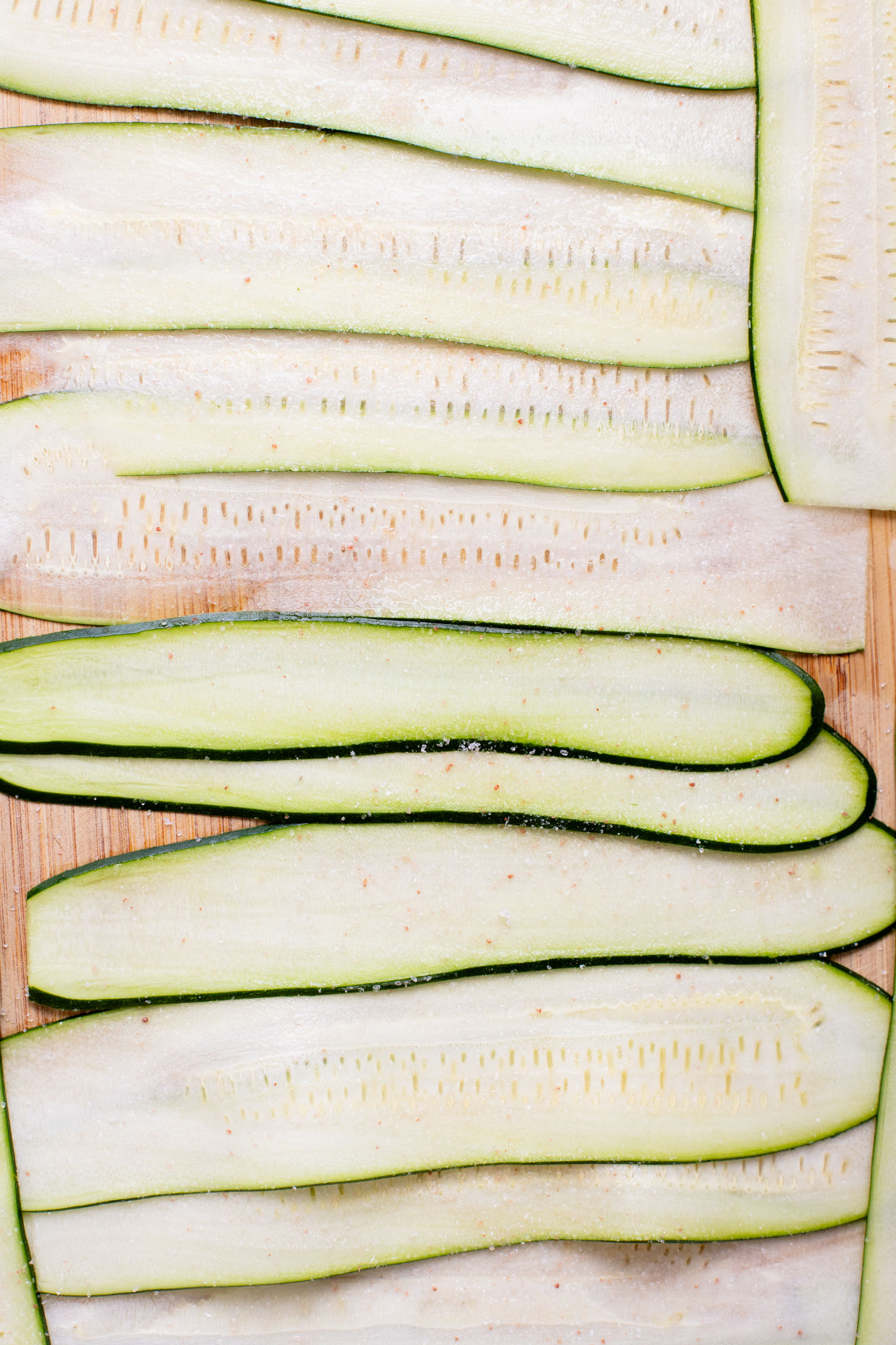 This Vegan Pesto Lasagna is layered with zucchini, spinach, lasagna noodles, tofu ricotta and a pesto béchamel sauce | ThisSavoryVegan.com