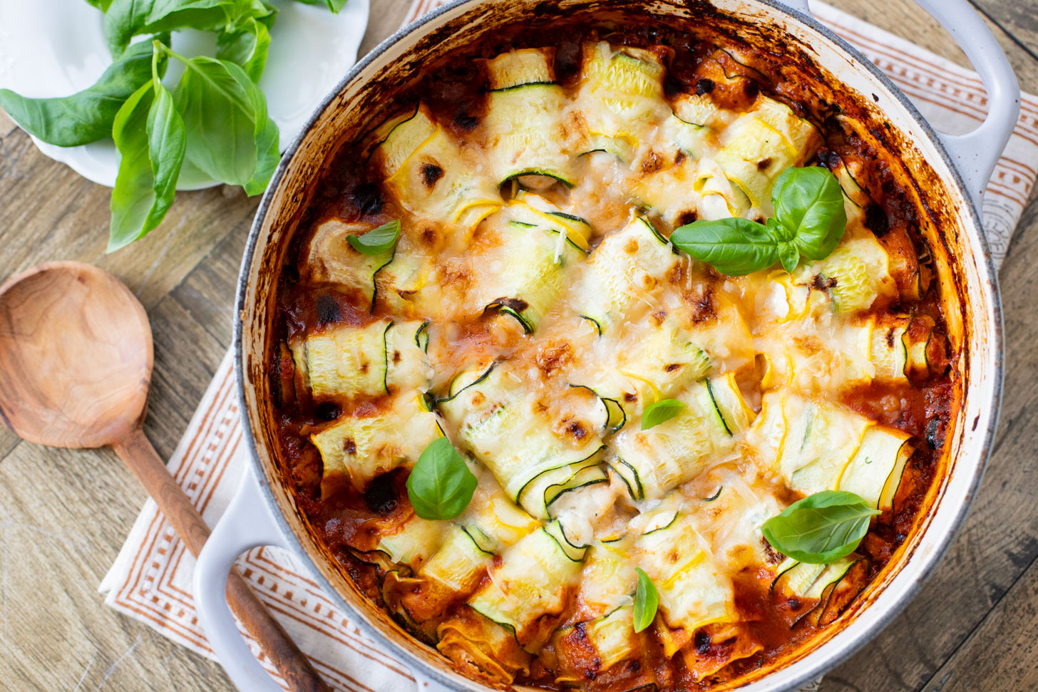This Vegan Zucchini Involtini is perfect when you want pasta flavors without the carbs. Made with tofu ricotta & vegan sausage marinara | ThisSavoryVegan.com