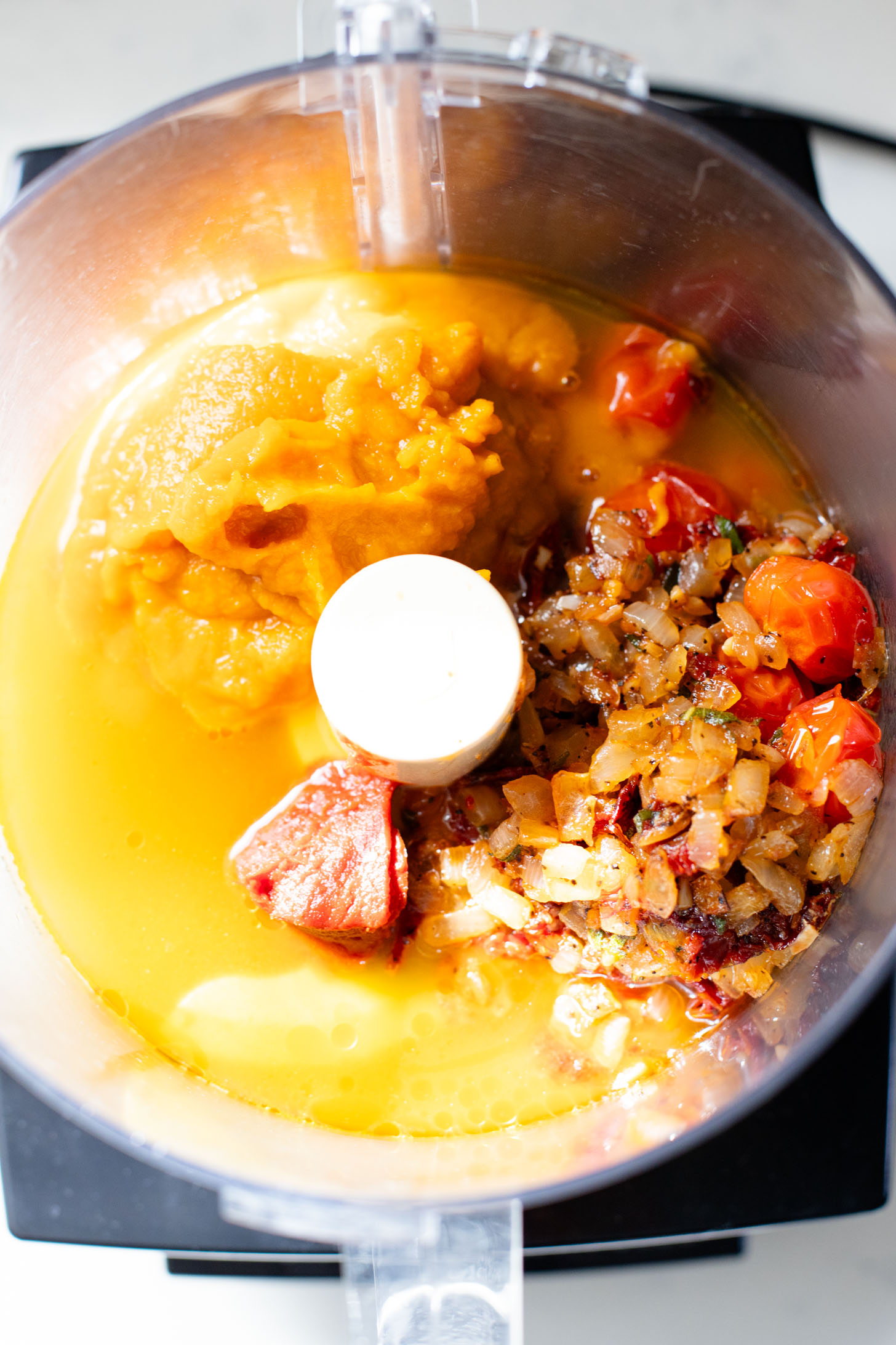 This Creamy Pumpkin Gnocchi with Vegan Sausage is an easy skillet dinner that is perfect for a cozy, fall meal at home | ThisSavoryVegan.com