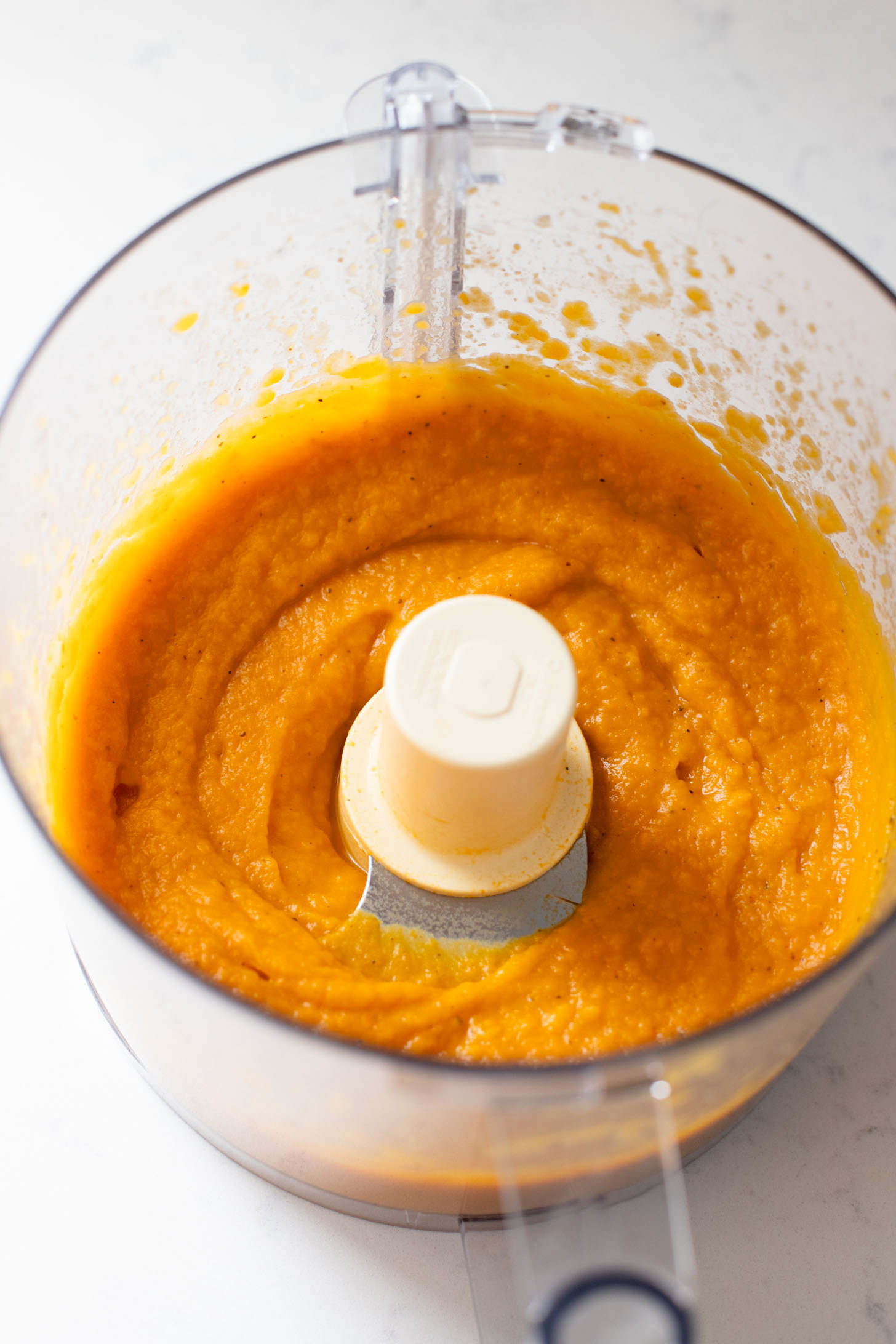 This Brown Butter Butternut Squash Bucatini is a dairy-free pasta dream! Roasted veggies are the base of this super creamy sauce | ThisSavoryVegan.com