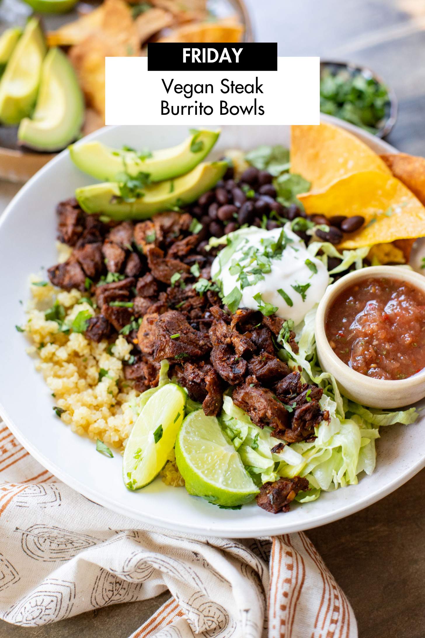 Not sure what to make for dinner this week? I have you covered with 5 simple & delicious vegan dinner ideas! | Vegan Dinner Plan #287 | ThisSavoryVegan.com