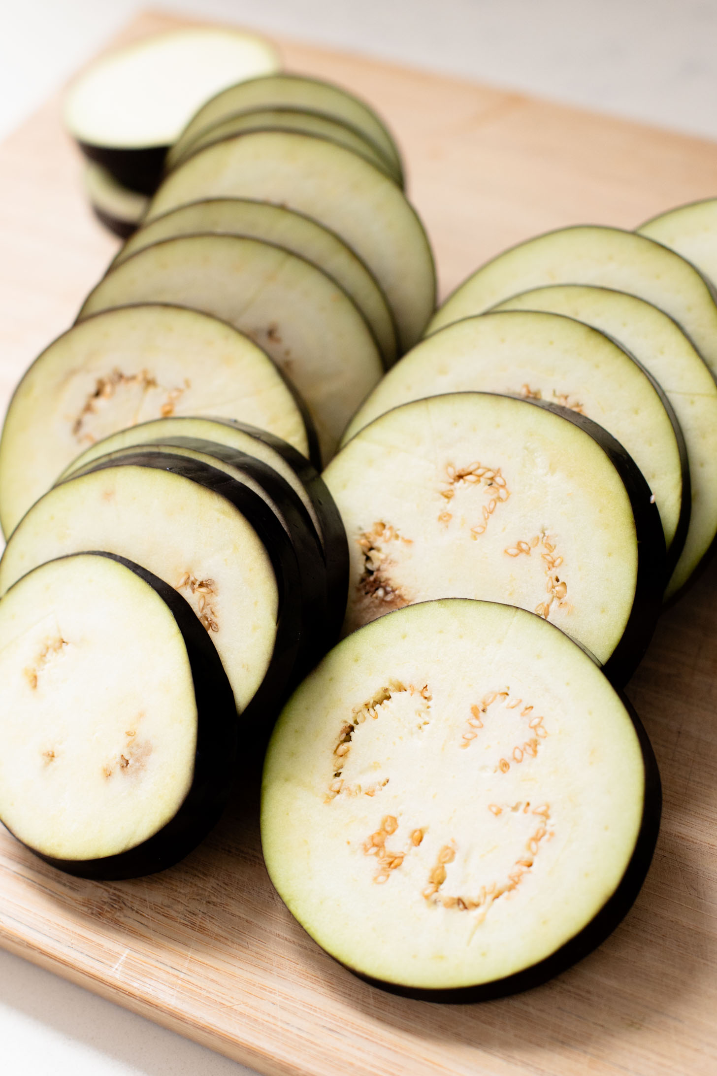 This Baked Eggplant Parmesan is dairy-free and has some sneaky protein in there. Serve with a salad for a low carb dinner or with a bowl of pasta | ThisSavoryVegan.com