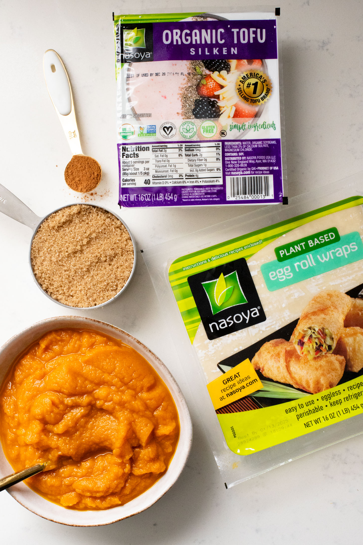 These Pumpkin Pie Egg Rolls are the perfect dessert to serve at your holiday feast! A dairy-free pumpkin pie filling & crispy vegan egg roll wrappers | ThisSavoryVegan.com