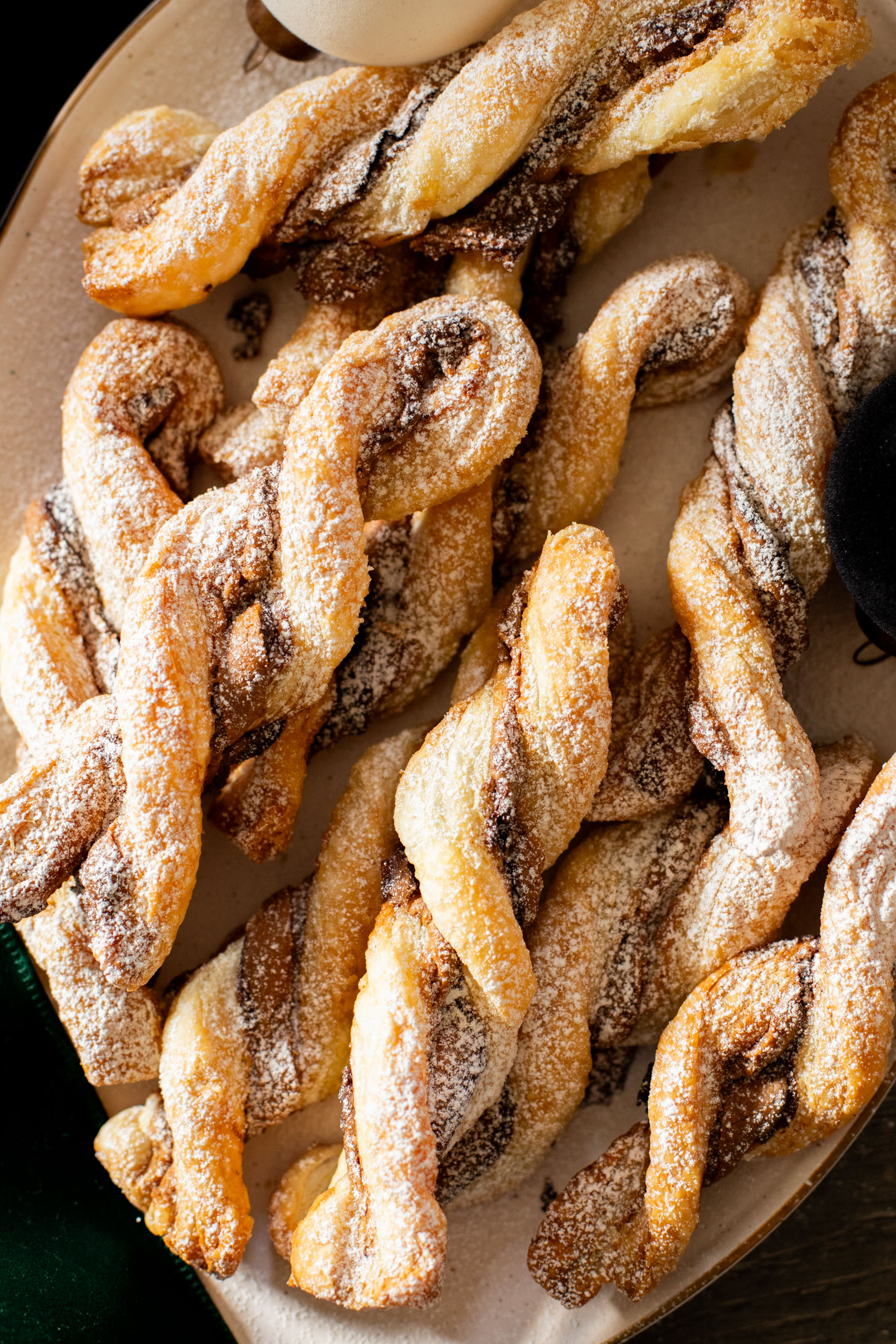 These Chocolate Cookie Butter Twists are the perfect holiday sweet treat. Dairy-free and totally tasty dessert idea | ThisSavoryVegan.com