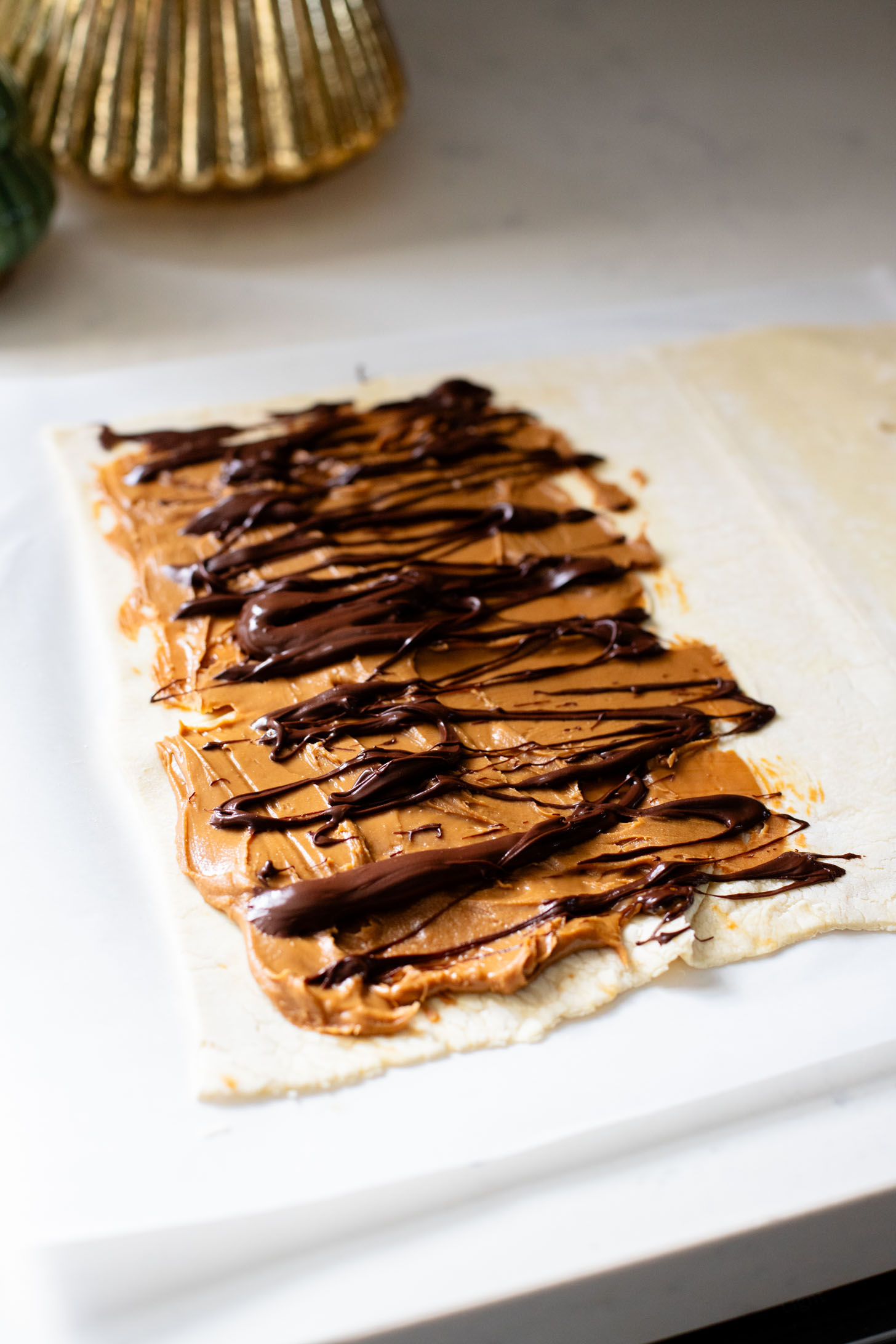 These Chocolate Cookie Butter Twists are the perfect holiday sweet treat. Dairy-free and totally tasty dessert idea | ThisSavoryVegan.com