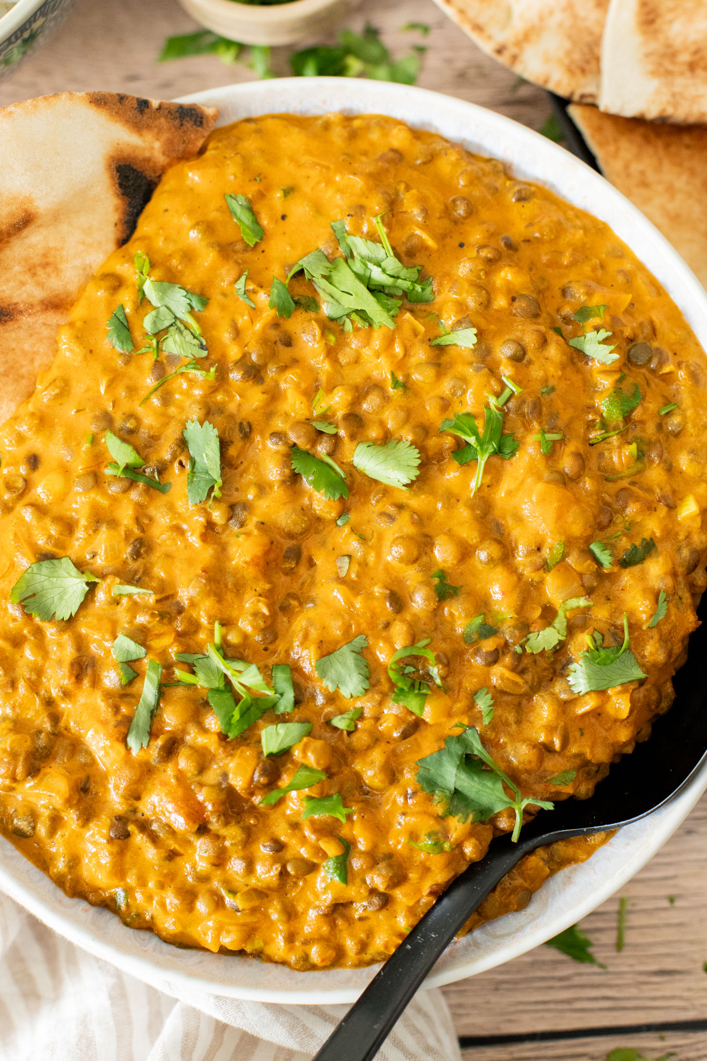 Looking for a quick & healthy weeknight dinner? These 20-Minute Red Curry Lentils are the perfect one-pot vegan dinner idea | ThisSavoryVegan.com