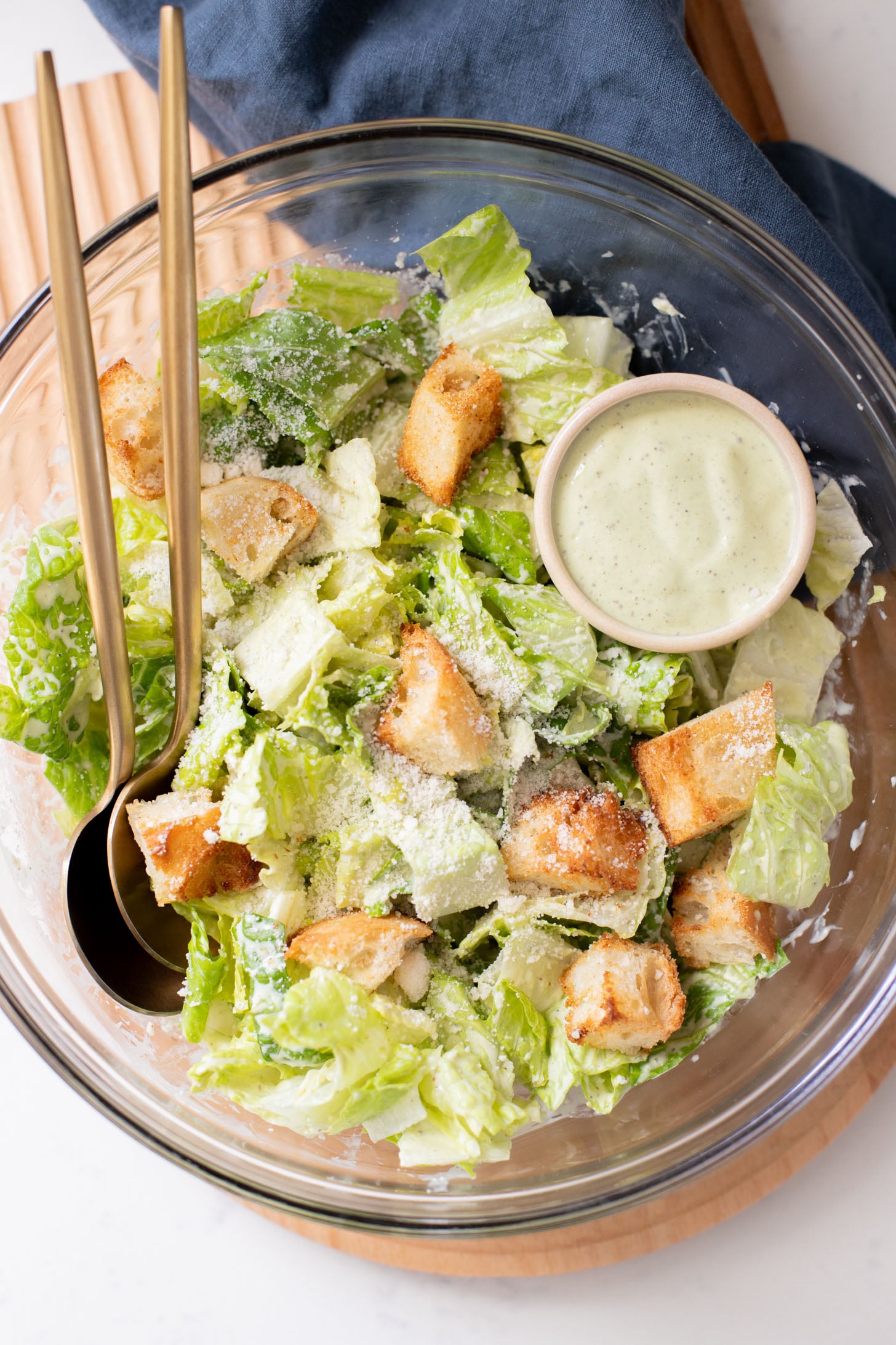 If you are looking for the Best Vegan Caesar Dressing, then look no further. This is my go-to dairy-free caesar salad dressing that doesn't miss | ThisSavoryVegan.com