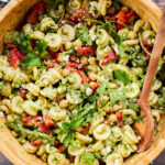 Herby, simple and delicious, this Chimichurri Pasta Salad is a must make for the warmer months! Ready in 30 minutes and perfect for a BBQ | ThisSavoryVegan.com