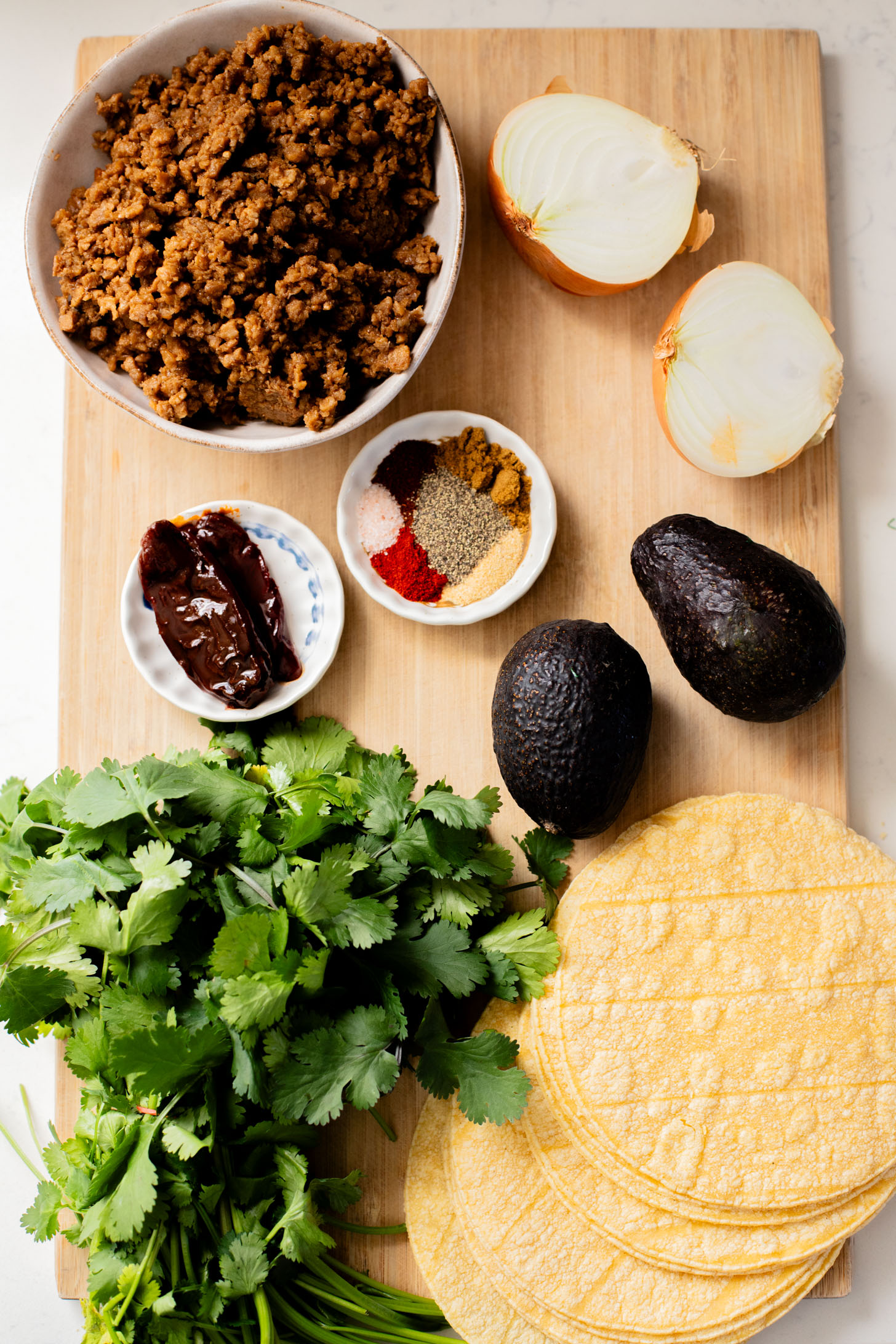 These Vegan Chipotle Beef Tacos are ready in 20 minutes and are a crowd pleaser. Perfectly smoky, packed with protein & delicious | ThisSavoryVegan.com