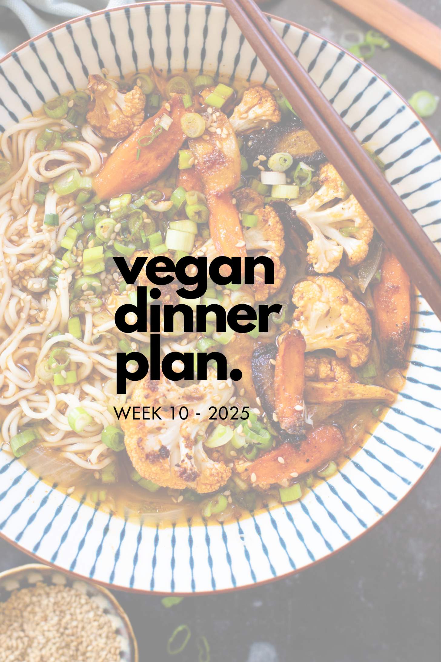 Make your life easier and use my weekly vegan dinner plans! Five nights of vegan dinner recipes and a grocery list released every Saturday | ThisSavoryVegan.com