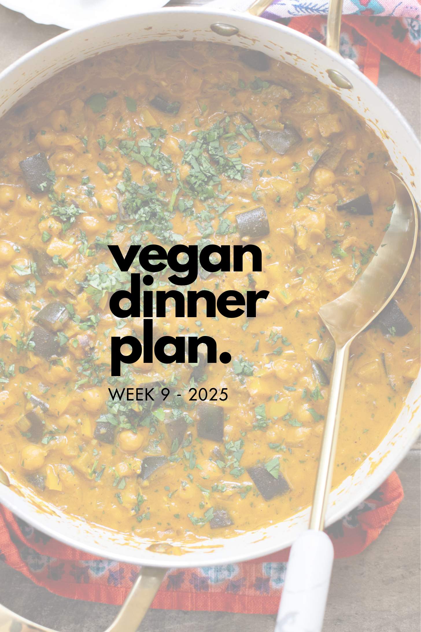 Make your life easier and use my weekly vegan dinner plans! Five nights of vegan dinner recipes and a grocery list released every Saturday | ThisSavoryVegan.com