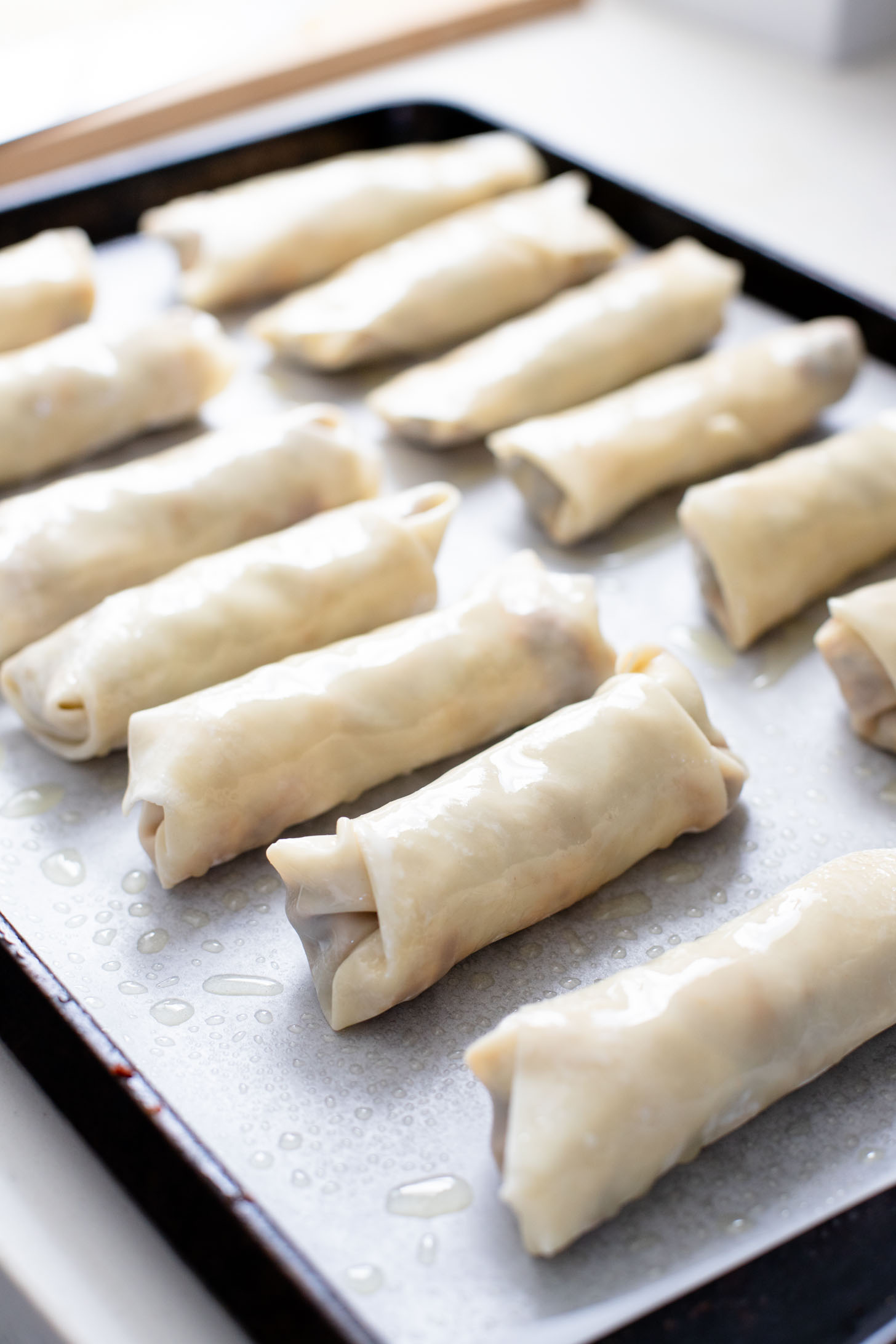 These vegan Southwest Egg Rolls are filled with soy chorizo, black beans, corn and shredded cabbage. The perfect crunchy appetizer | ThisSavoryVegan.com