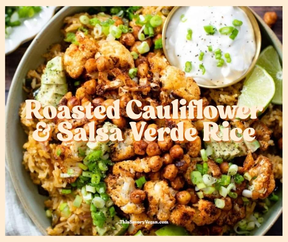 Make your life easier and use my weekly vegan dinner plans! Five nights of vegan dinner recipes and a grocery list released every Saturday | ThisSavoryVegan.com