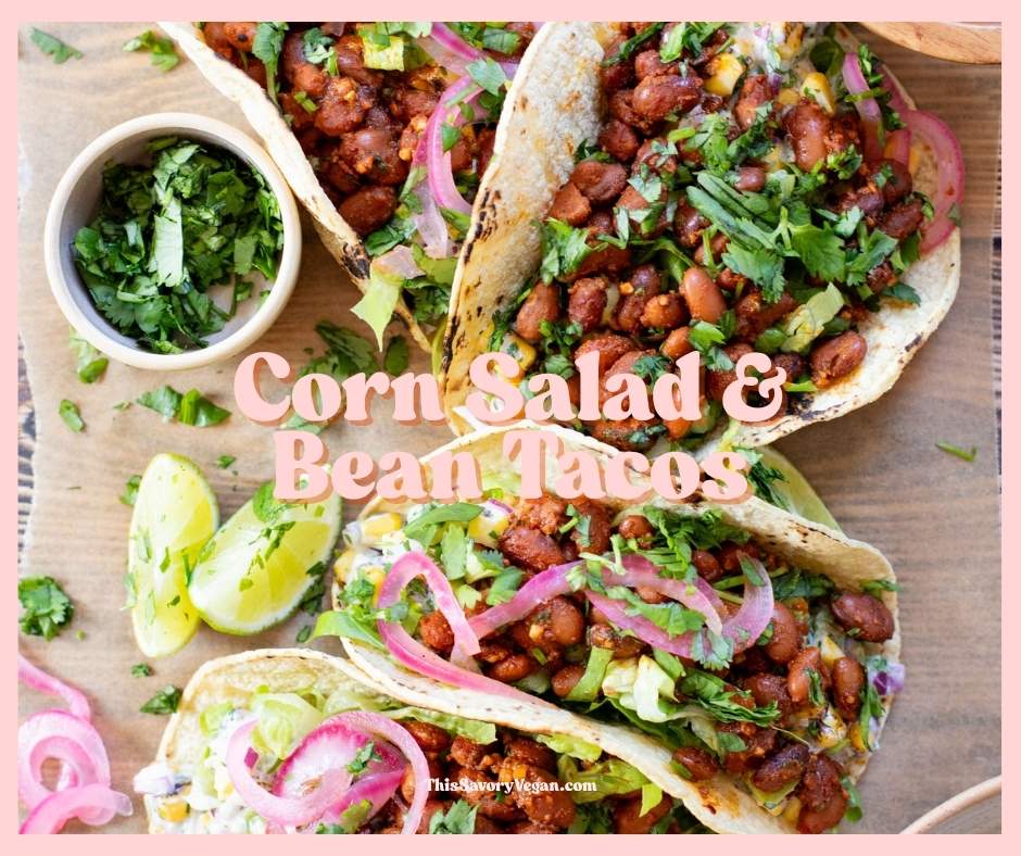 Make your life easier and use my weekly vegan dinner plans! Five nights of vegan dinner recipes and a grocery list released every Saturday | ThisSavoryVegan.com