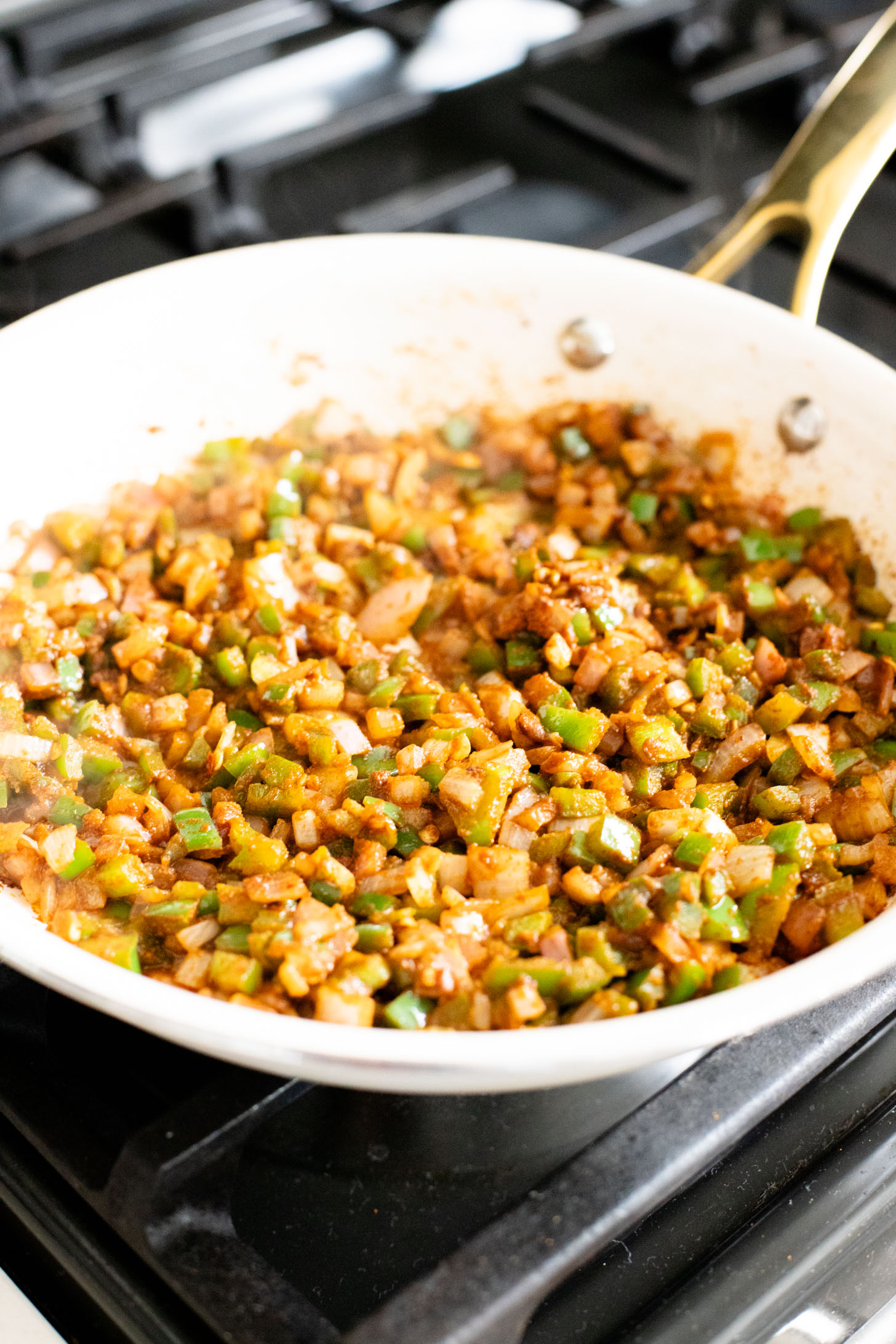 This Cauliflower Rice Taco Casserole is the perfect low-carb weeknight dinner. Packed with veggies, plant protein & also dairy-free | ThisSavoryVegan.com