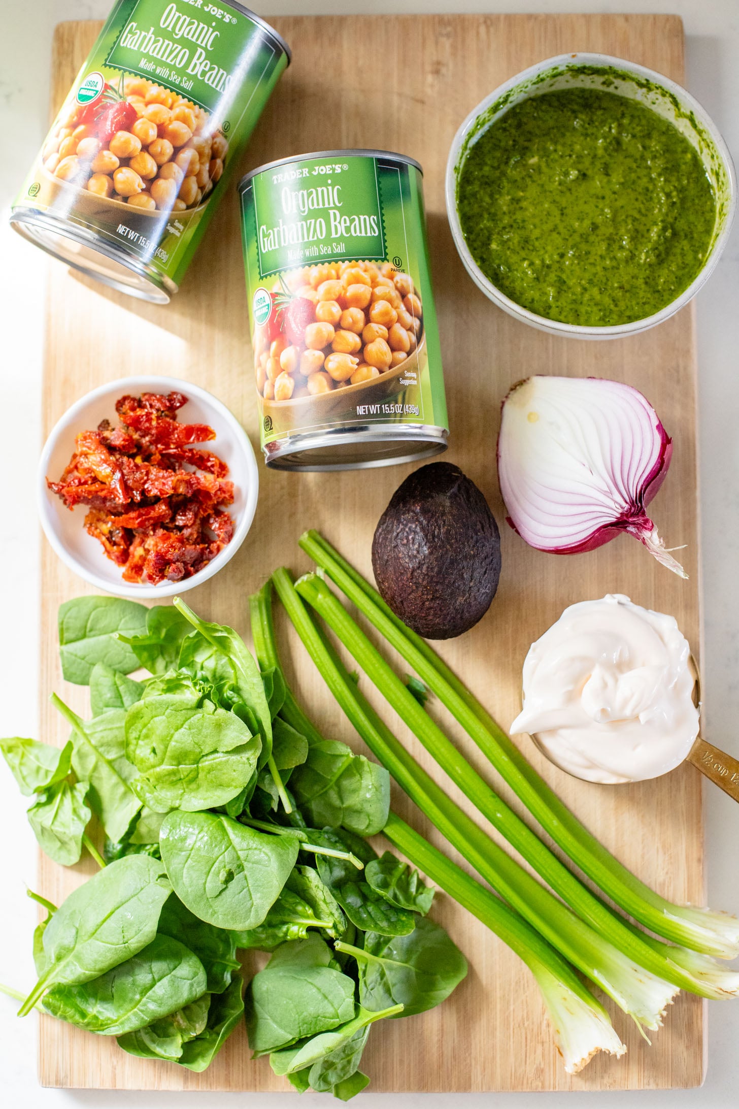 These Chimichurri Chickpea Salad Wraps are the perfect party snack or lunch! They are light, delicious & dairy-free | ThisSavoryVegan.com